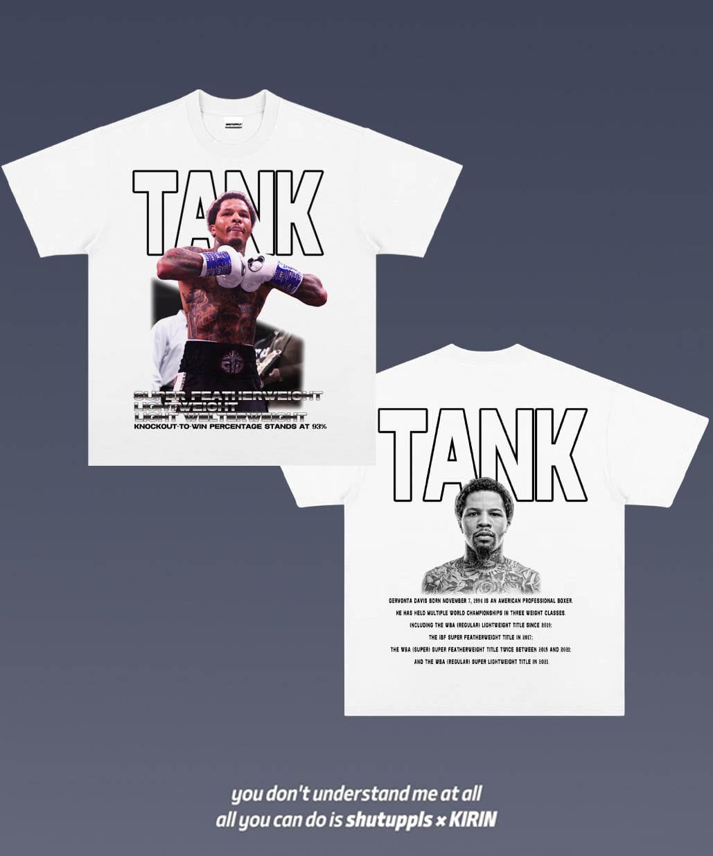 SHUTUPPLS TANK GERVONTA DAVIS 1.4