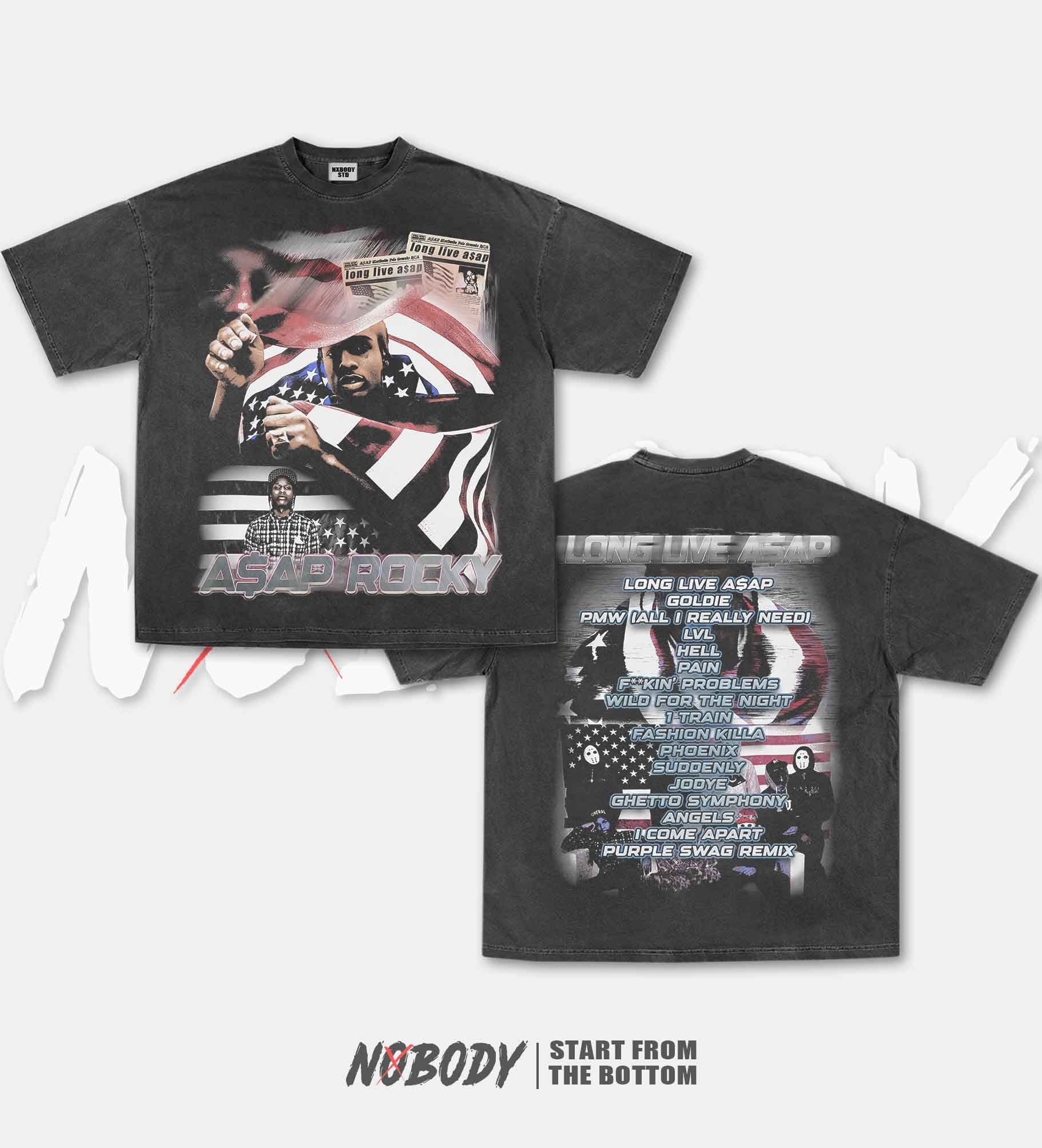 LONG LIVE ASAP ROCKY GRAPHIC T-SHIRT 1.0