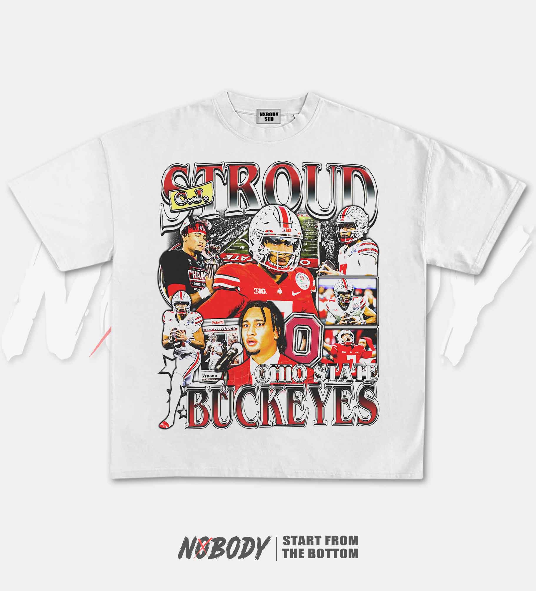 CJ STROUD-OSU GRAPHIC T-SHIRT 1.0 - KIDS