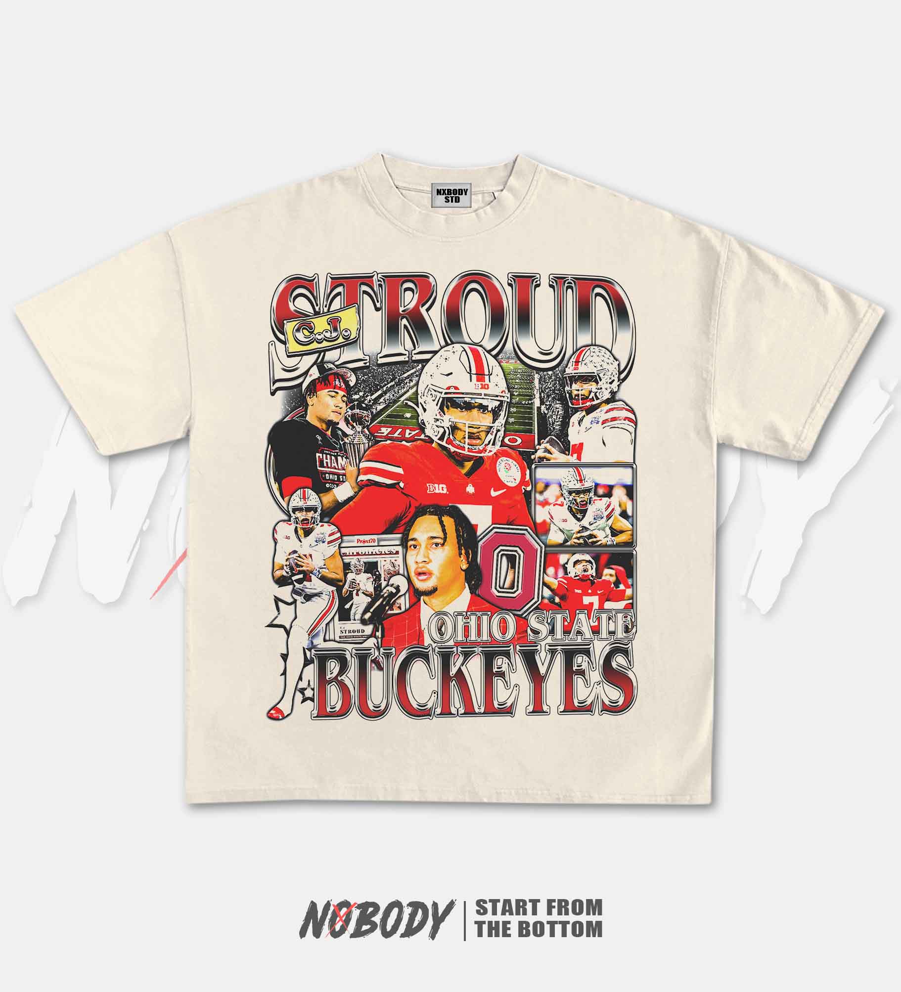 CJ STROUD-OSU GRAPHIC T-SHIRT 1.0 - KIDS