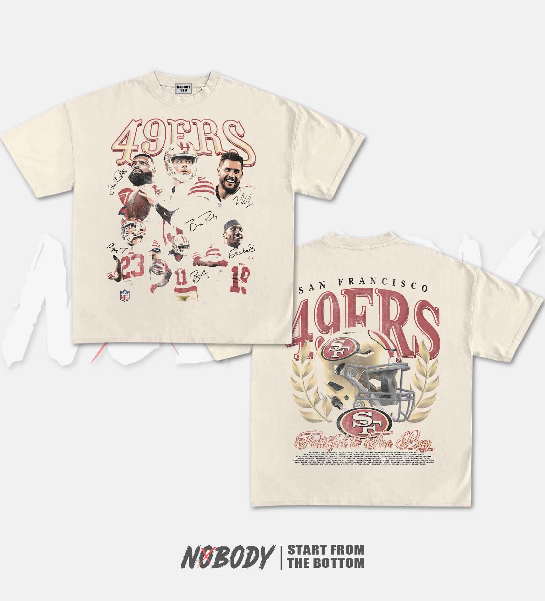 FAITHFUL TO THE BAY 49ERS GRAPHIC T-SHIRT 1.0 - KIDS