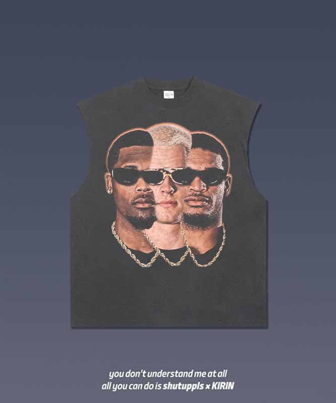 HIGGIN/ JOE BURROW/ JA’MARR CHASE BENGALS TANK 1.2