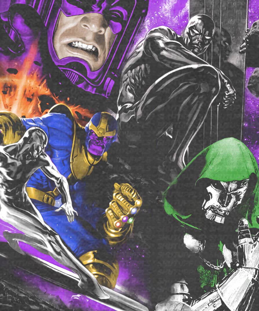 SHUTUPPLS SILVER SURFER & GALACTUS 1.0