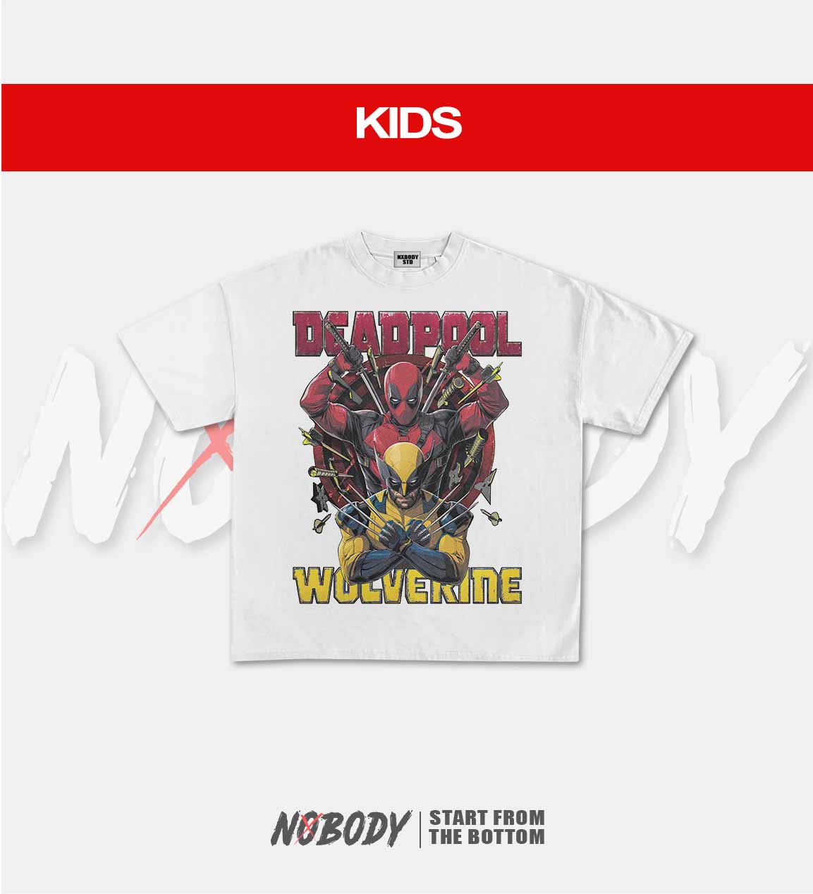 DEADPOOL & WOLVERINE GRAPHIC T-SHIRT 1.1 - KIDS