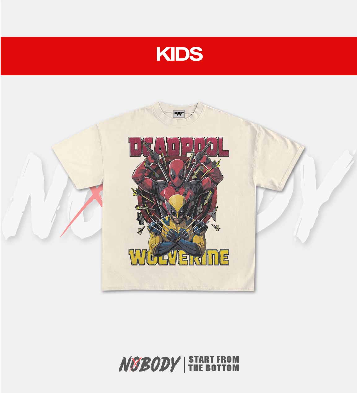 DEADPOOL & WOLVERINE GRAPHIC T-SHIRT 1.1 - KIDS