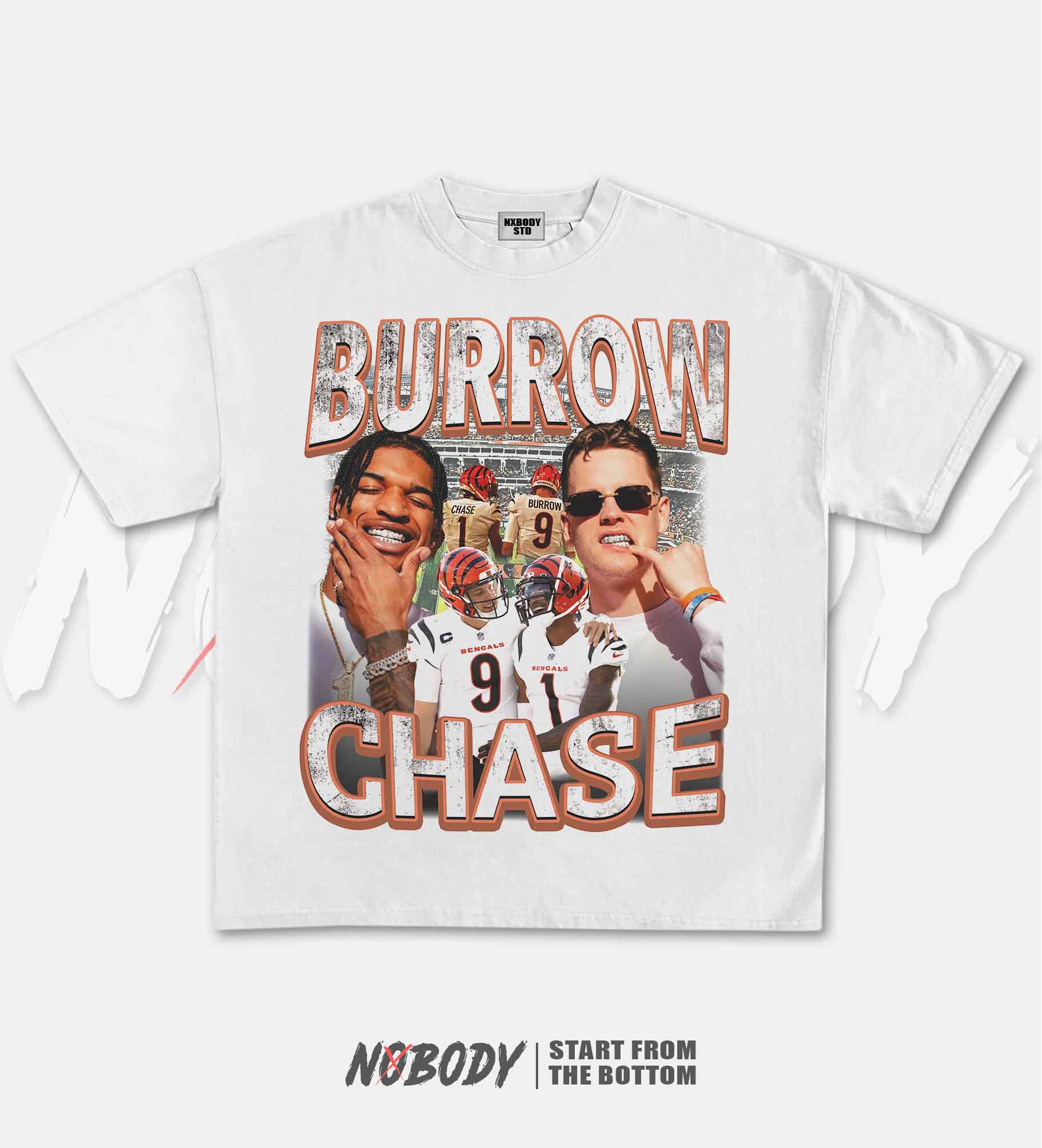 BURROW X CHASE GRAPHIC T-SHIRT 1.0 - KIDS