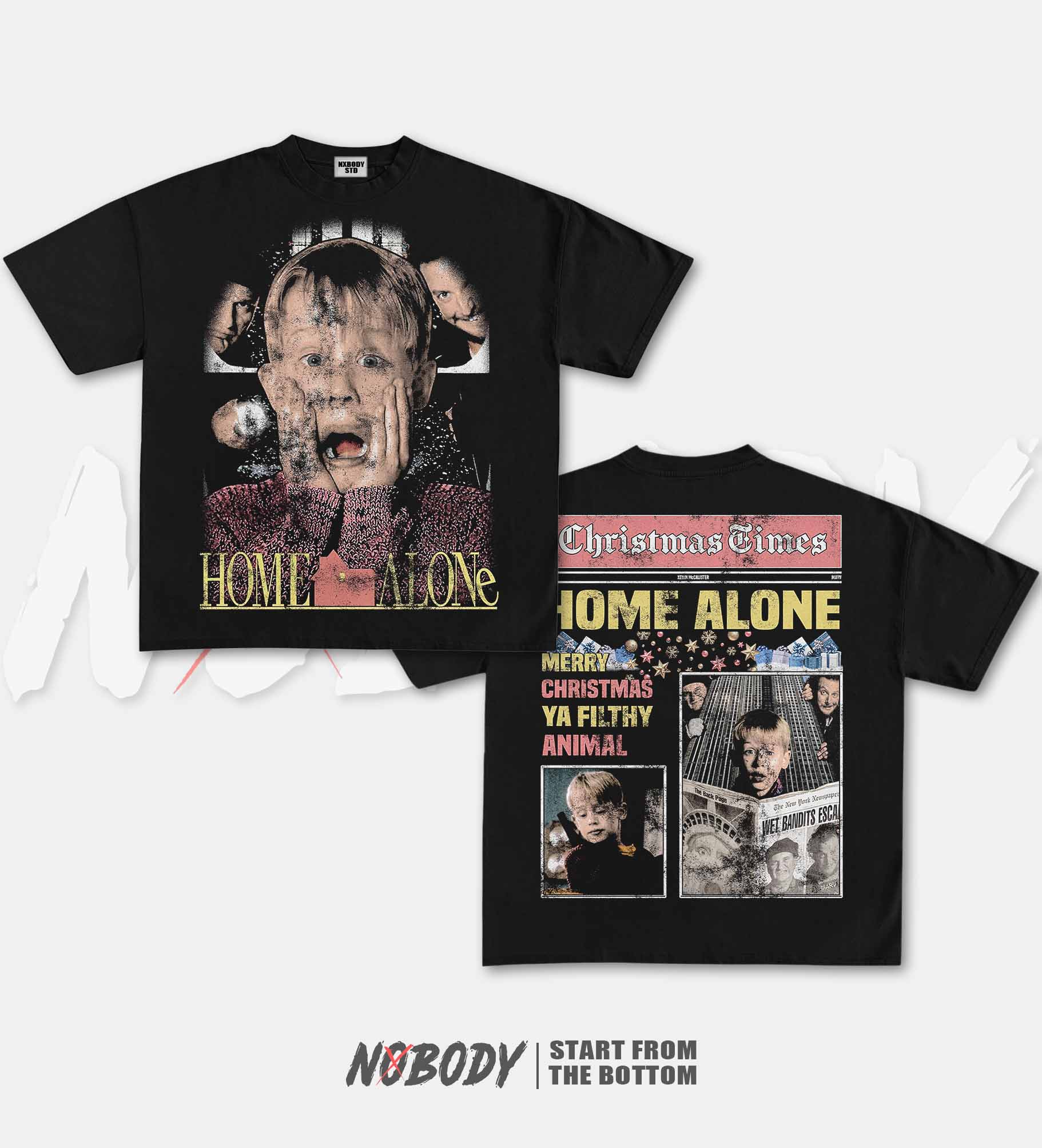 HOME ALONE CHRISTMAS GRAPHIC T-SHIRT 1.0