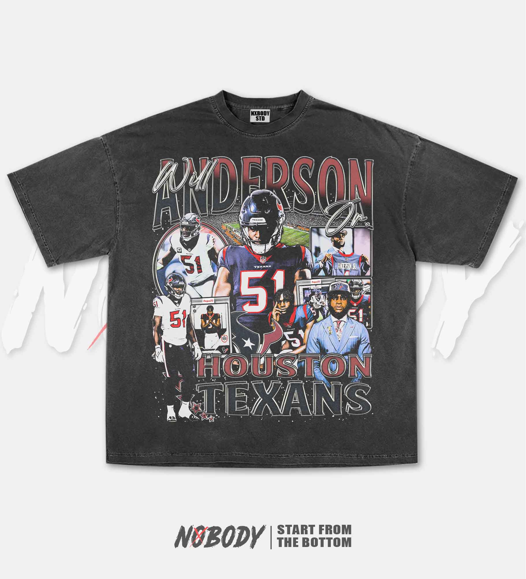 WILL ANDERSON JR-TEXANS GRAPHIC T-SHIRT 1.0