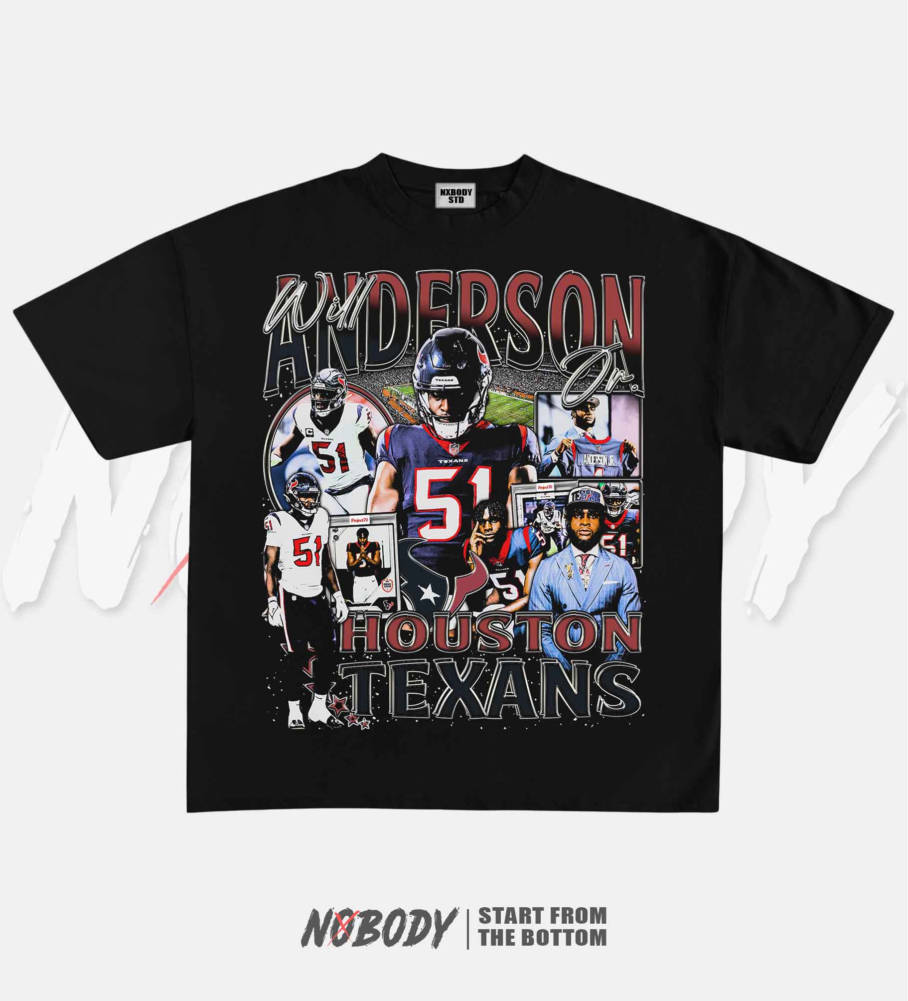 WILL ANDERSON JR-TEXANS GRAPHIC T-SHIRT 1.0