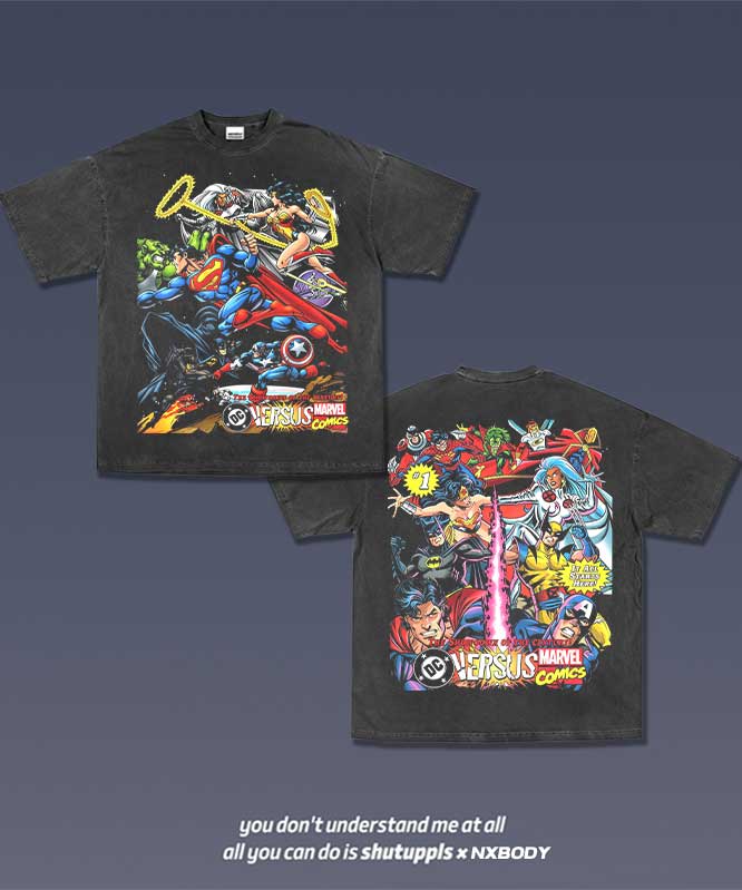 SHUTUPPLS DC VS MARVEL TEE 1.0