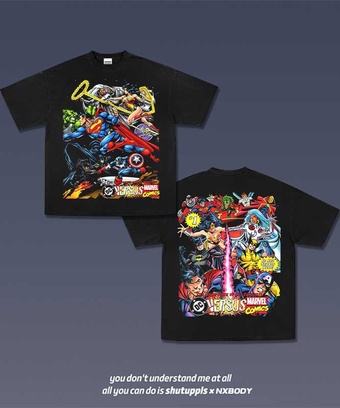 SHUTUPPLS DC VS MARVEL TEE 1.0