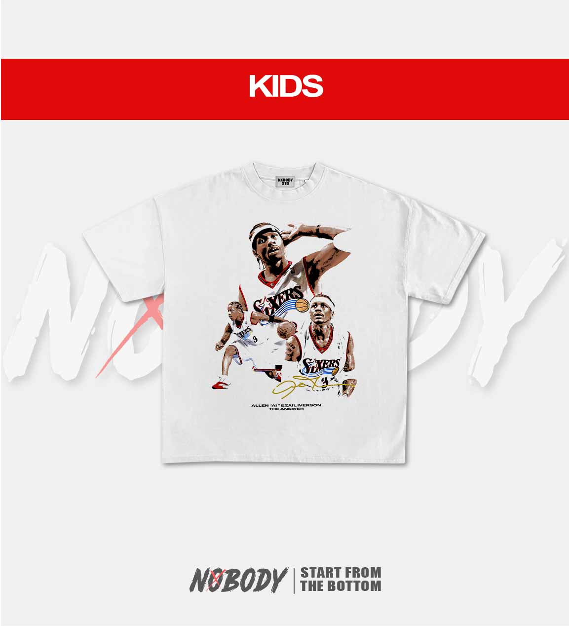 ALLEN IVERSON GRAPHIC T-SHIRT 2.2 - KIDS