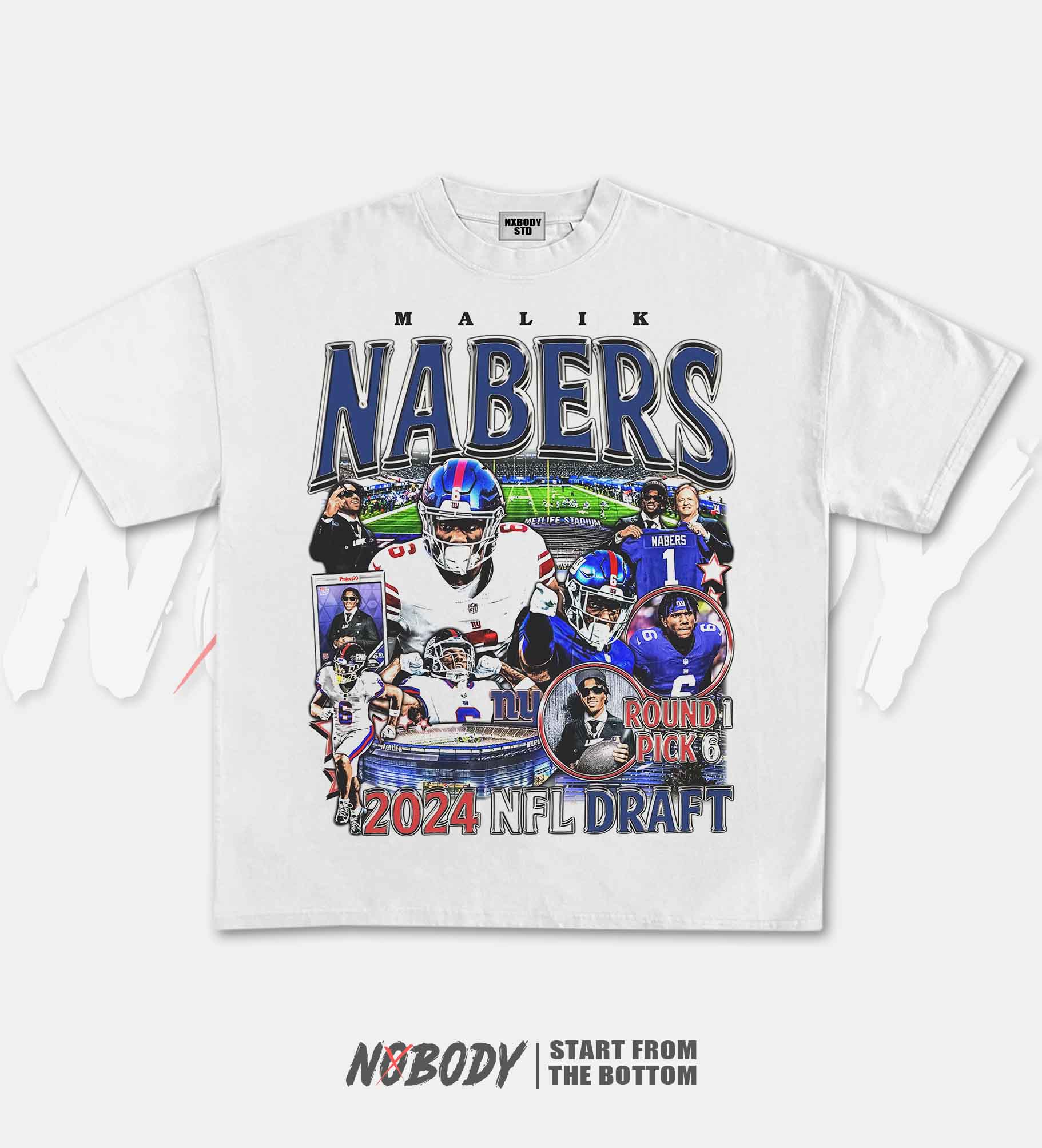 MALIK NABERS GRAPHIC T-SHIRT 1.0