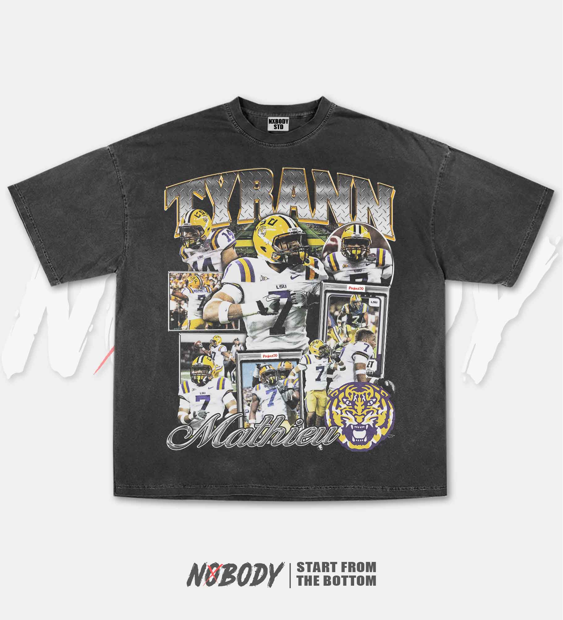 TYRANN MATHIEU-LSU GRAPHIC T-SHIRT 1.0