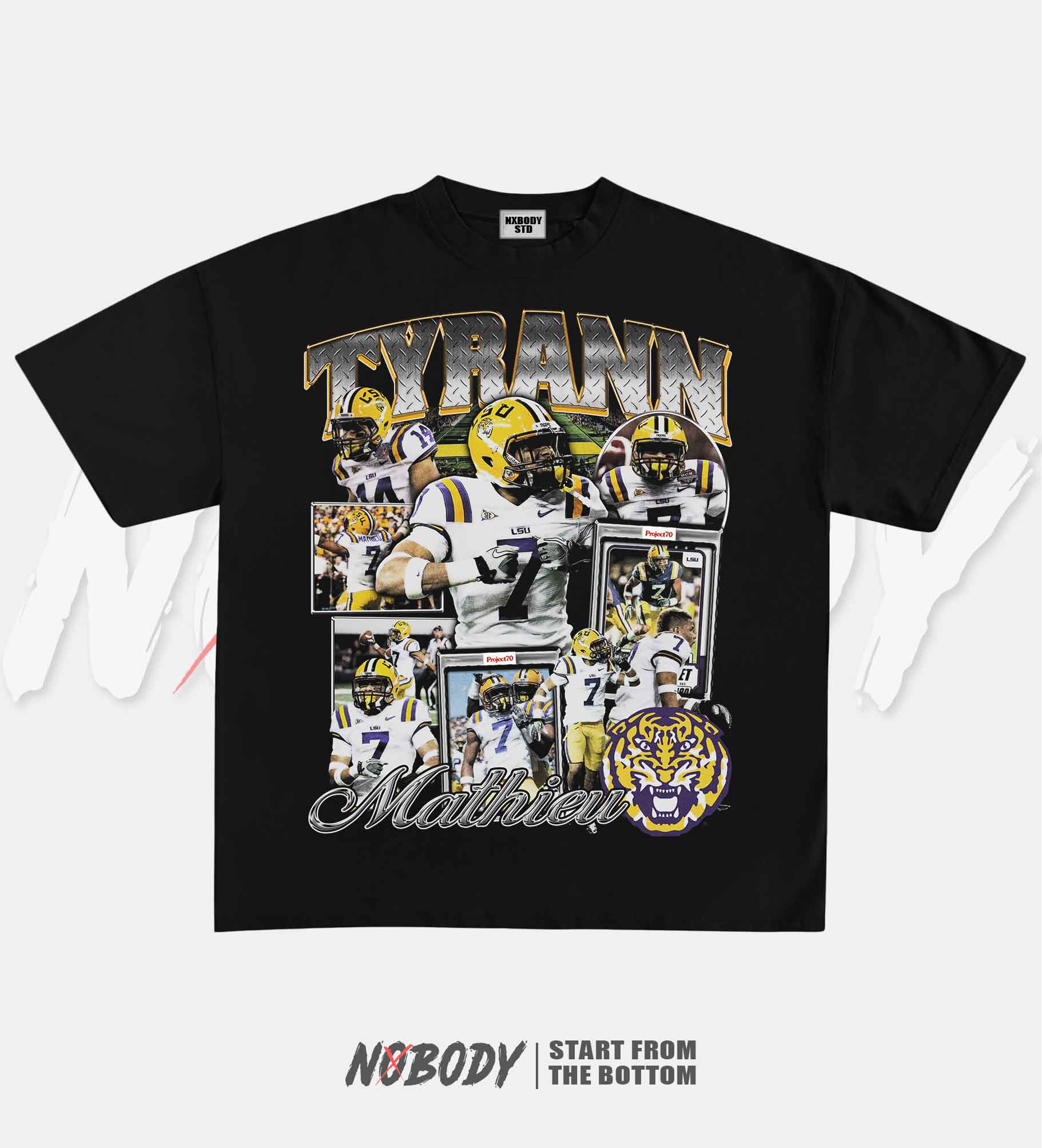 TYRANN MATHIEU-LSU GRAPHIC T-SHIRT 1.0