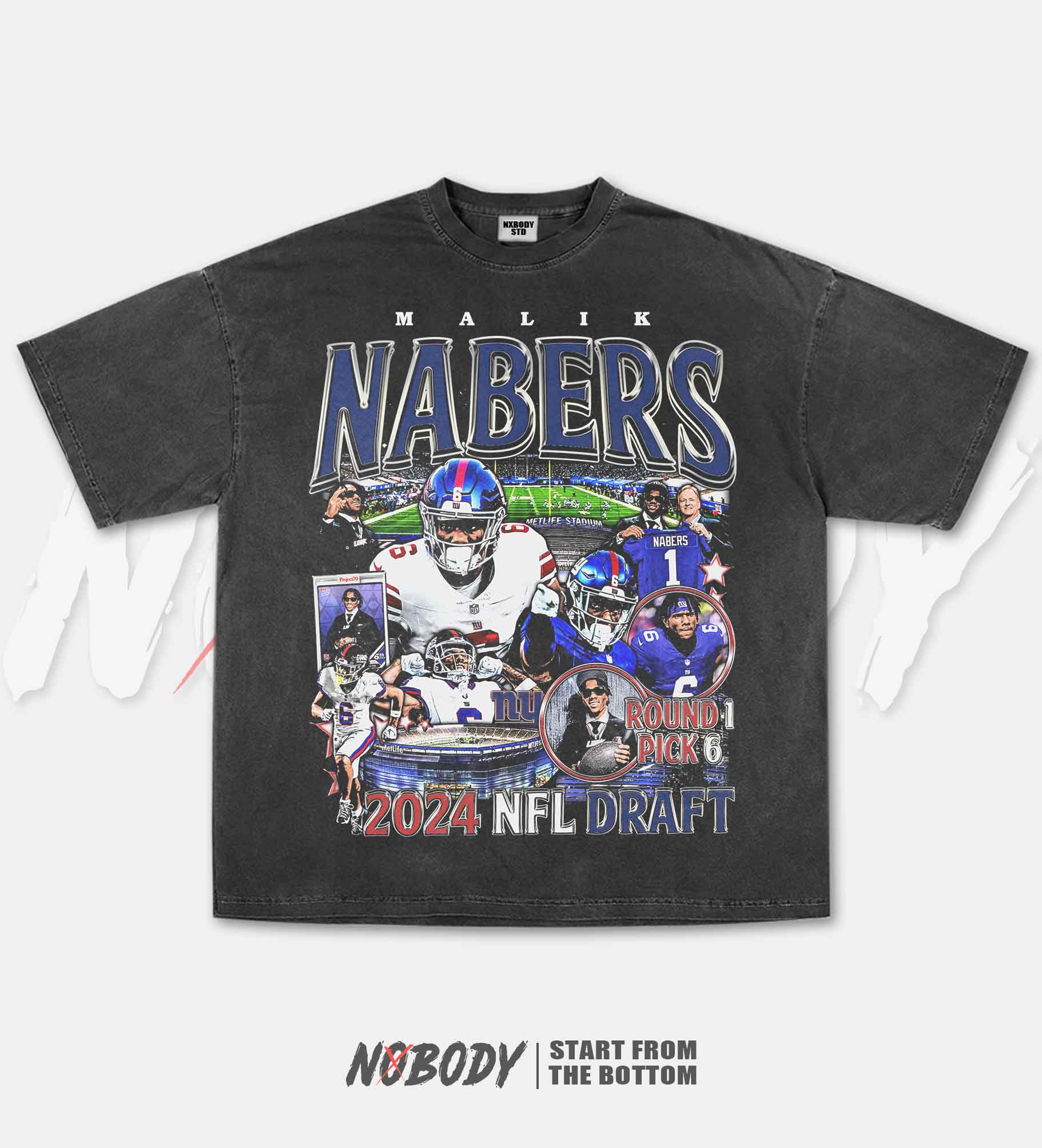 MALIK NABERS GRAPHIC T-SHIRT 1.0