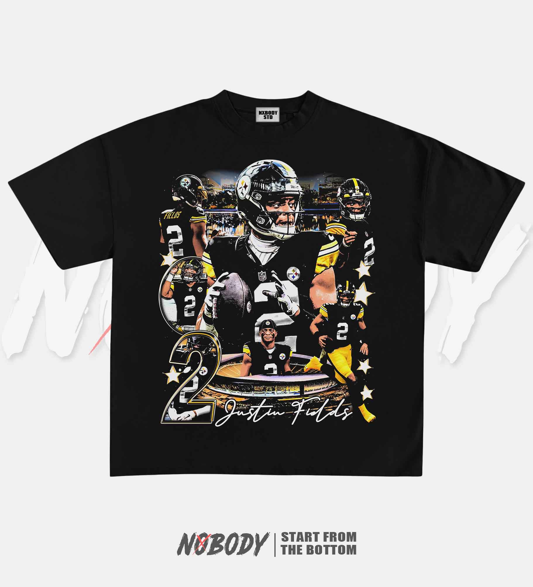 JUSTIN FIELDS STEELERS GRAPHIC T-SHIRT 1.0