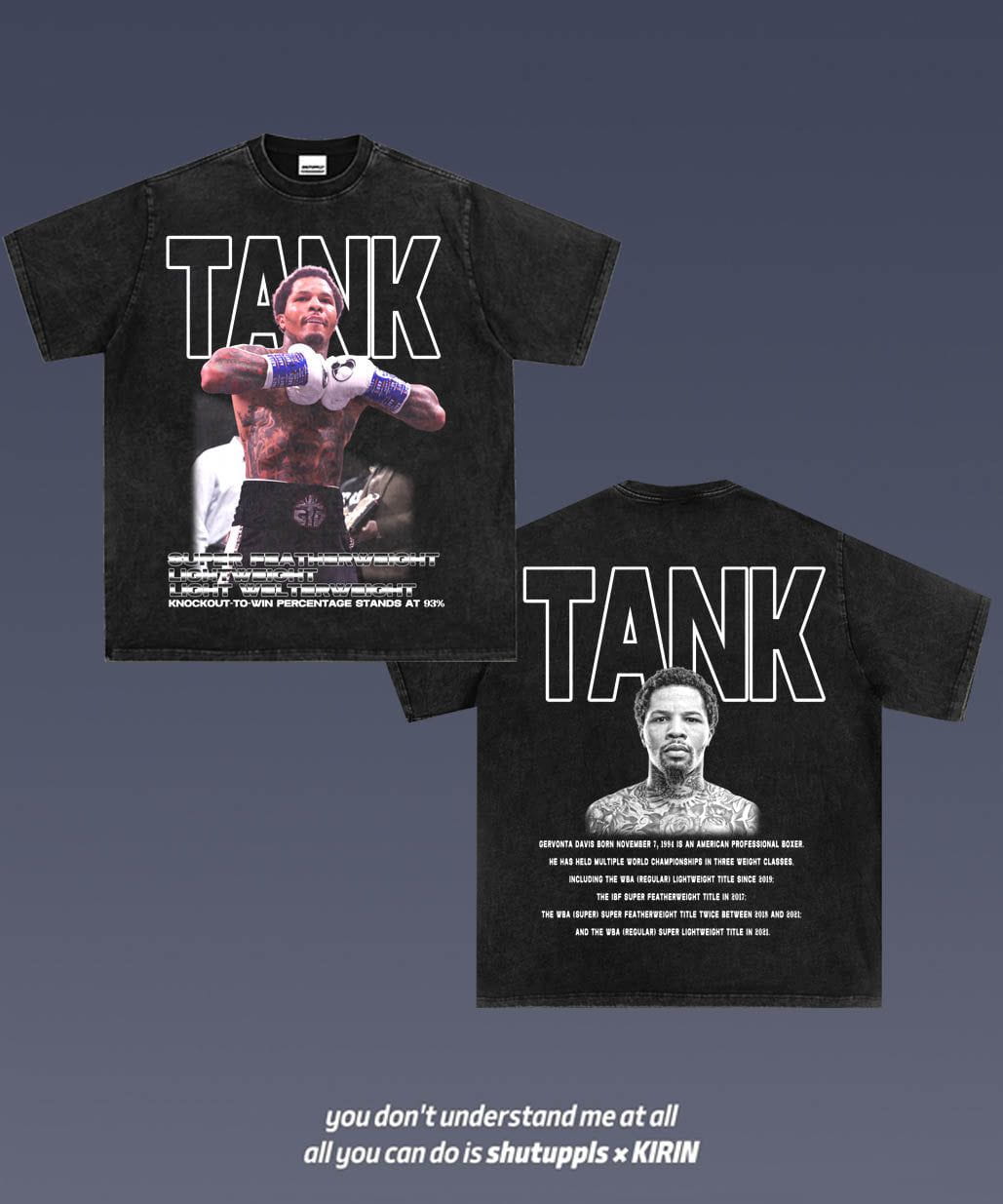 SHUTUPPLS TANK GERVONTA DAVIS 1.4