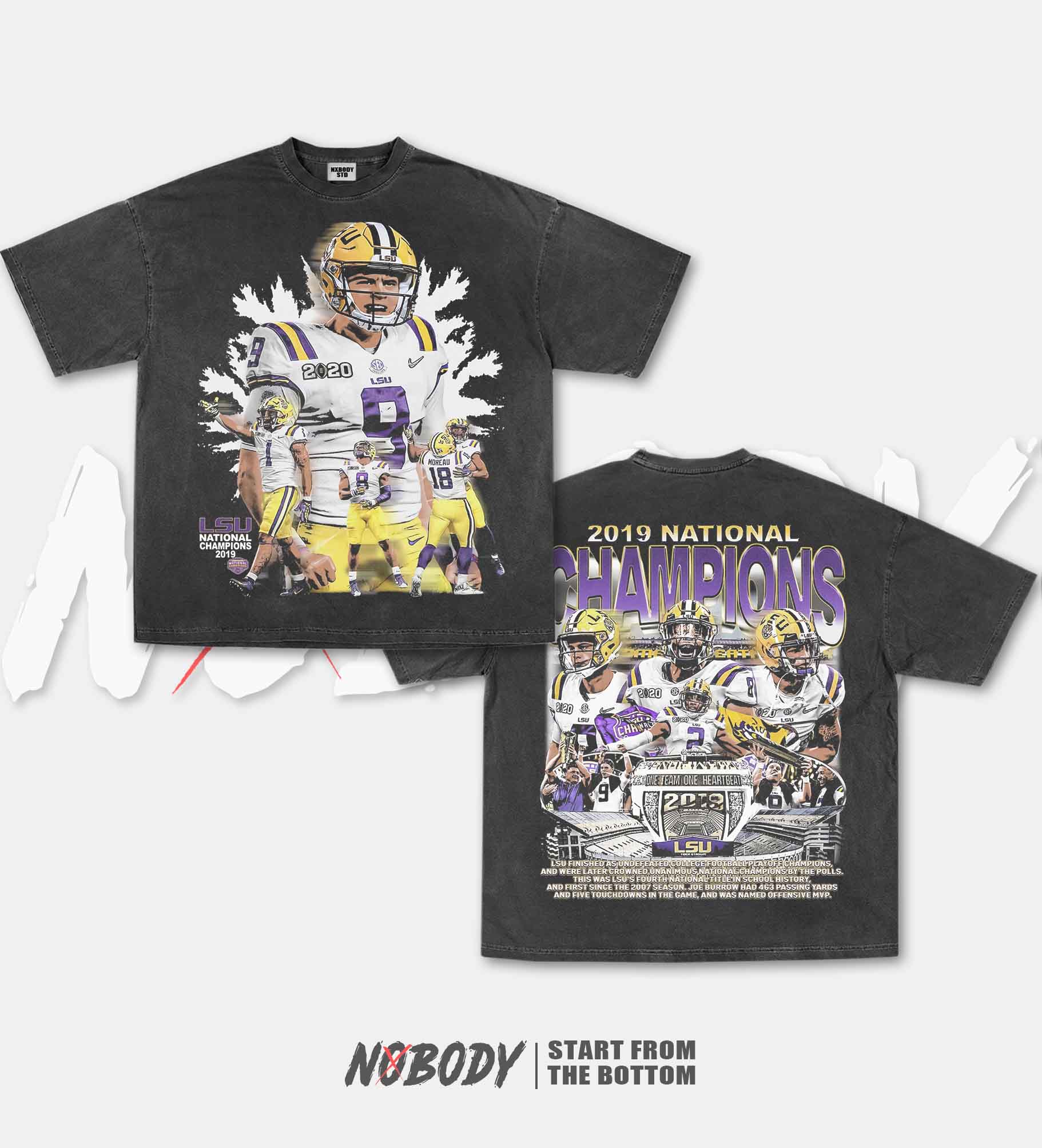 2019 NATIONAL CHAMPS - LSU GRAPHIC T-SHIRT 1.1