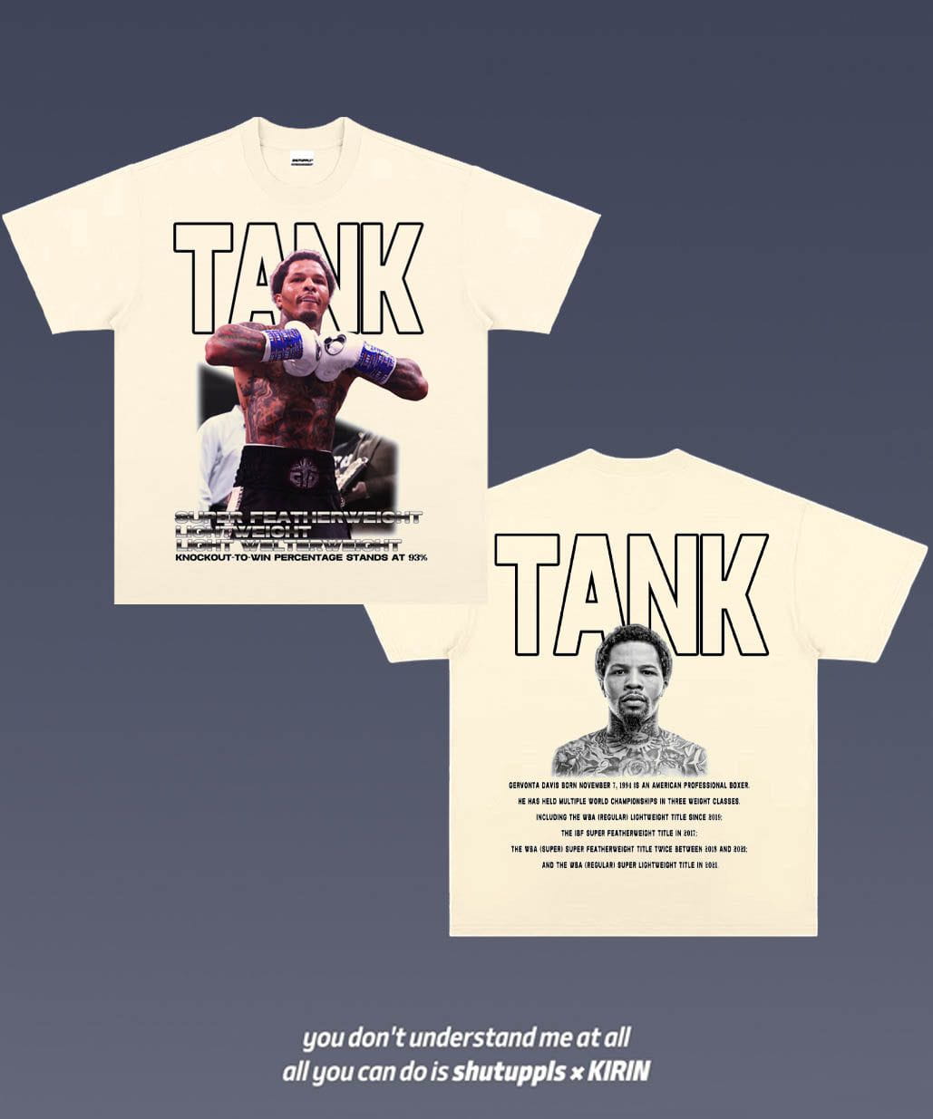 SHUTUPPLS TANK GERVONTA DAVIS 1.4