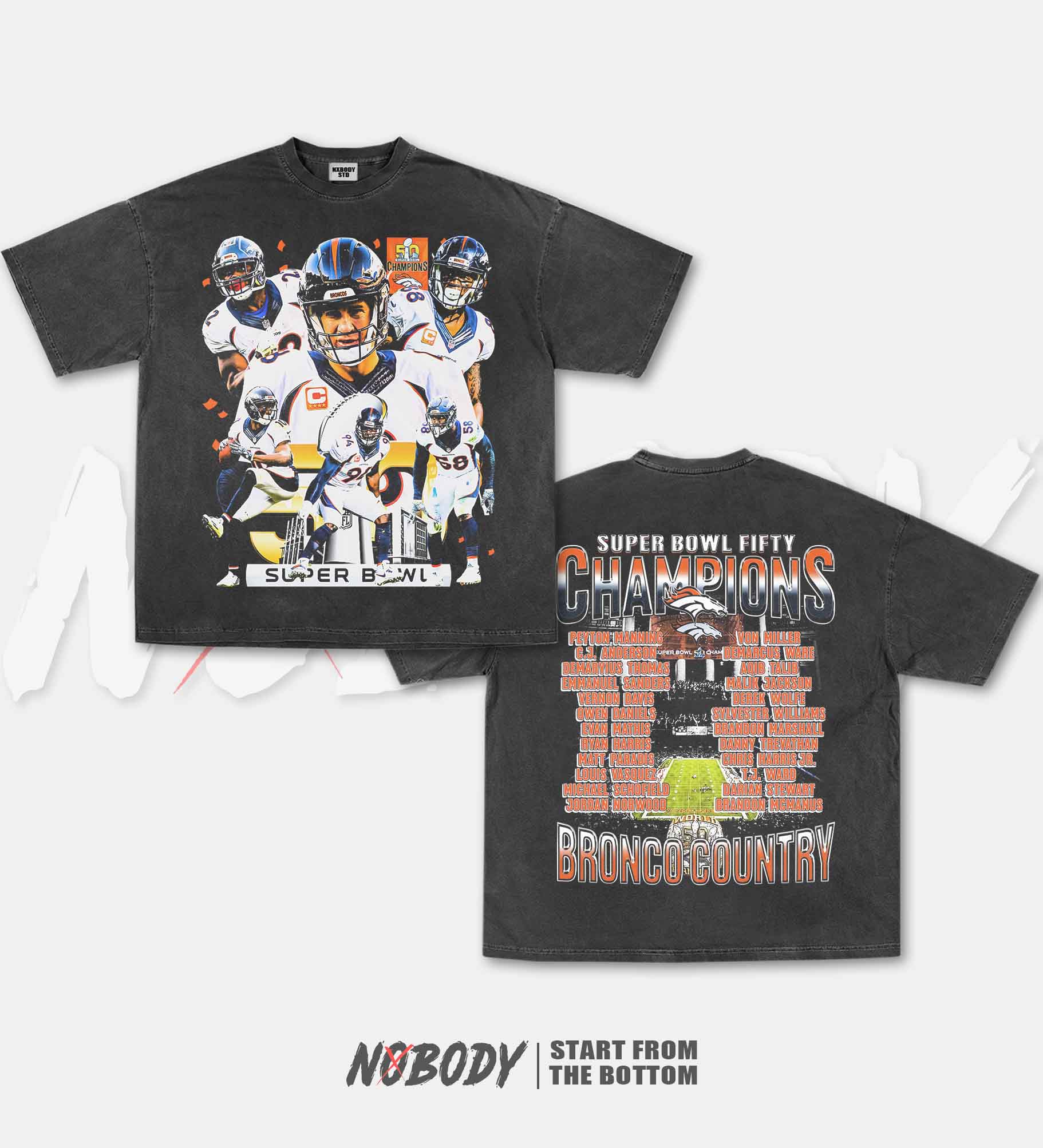 SUPER BOWL 50 CHAMPS BRONCOS GRAPHIC T-SHIRT 1.0