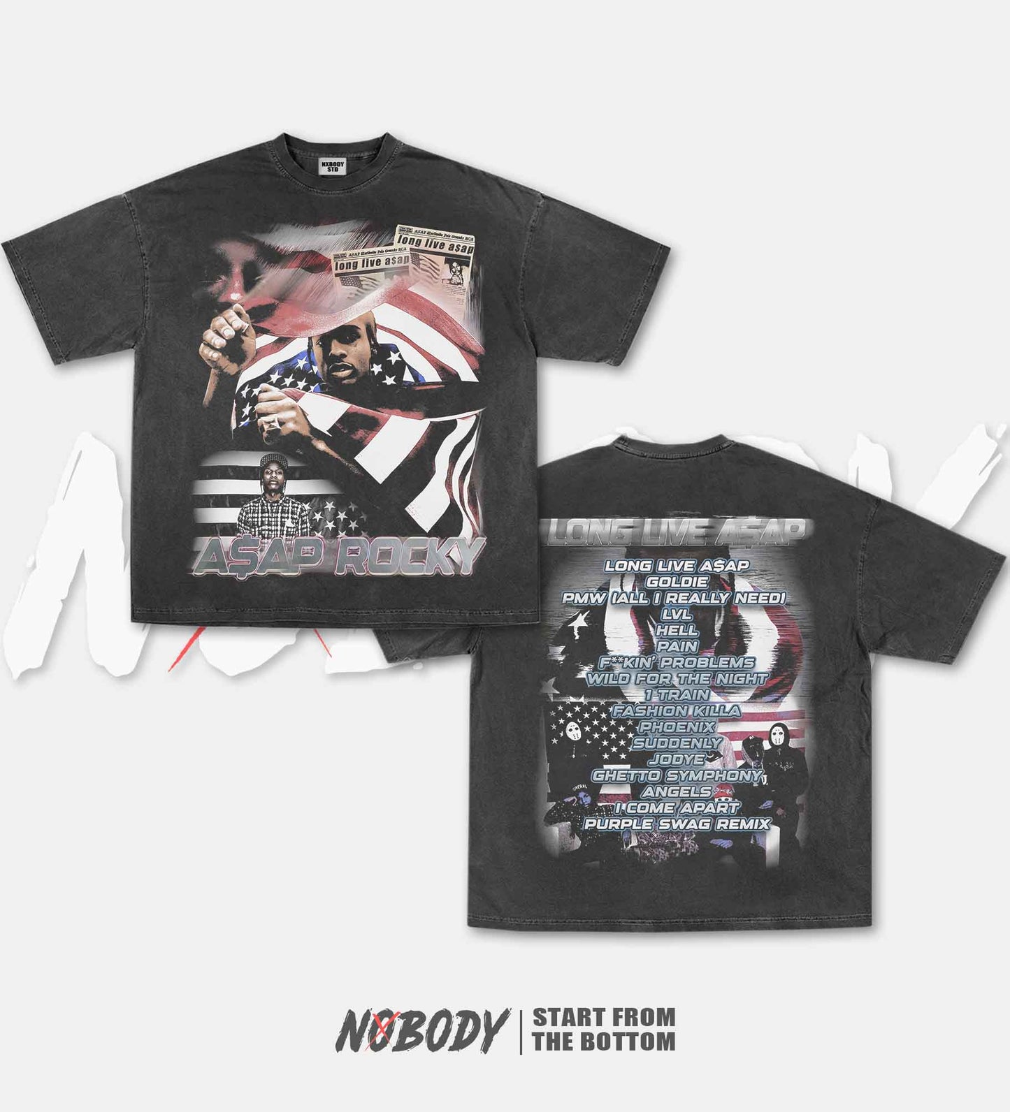 LONG LIVE ASAP ROCKY GRAPHIC T-SHIRT 1.0