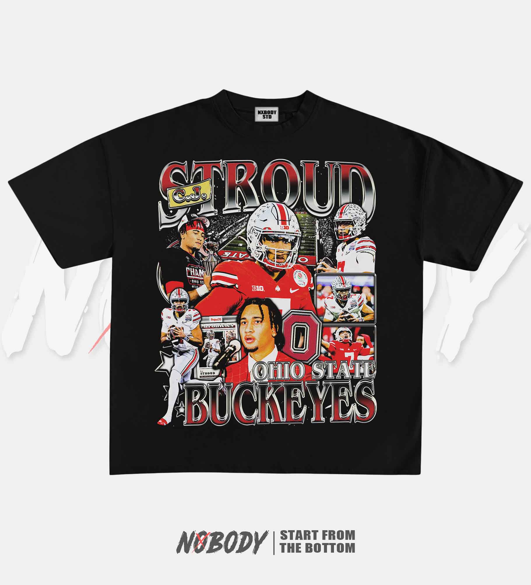 CJ STROUD-OSU GRAPHIC T-SHIRT 1.0