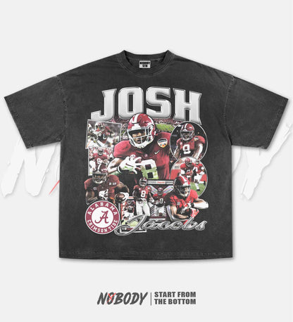 JOSH JACOBS-ALABAMA GRAPHIC T-SHIRT 1.0