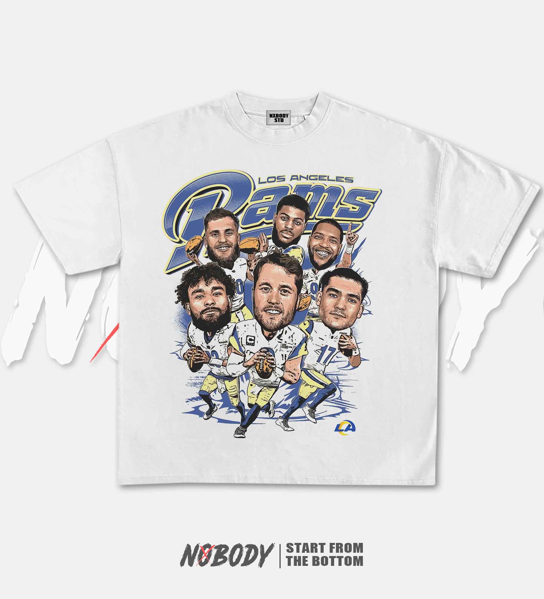 2024 RAMS CARICATURE GRAPHIC TEE 1.0