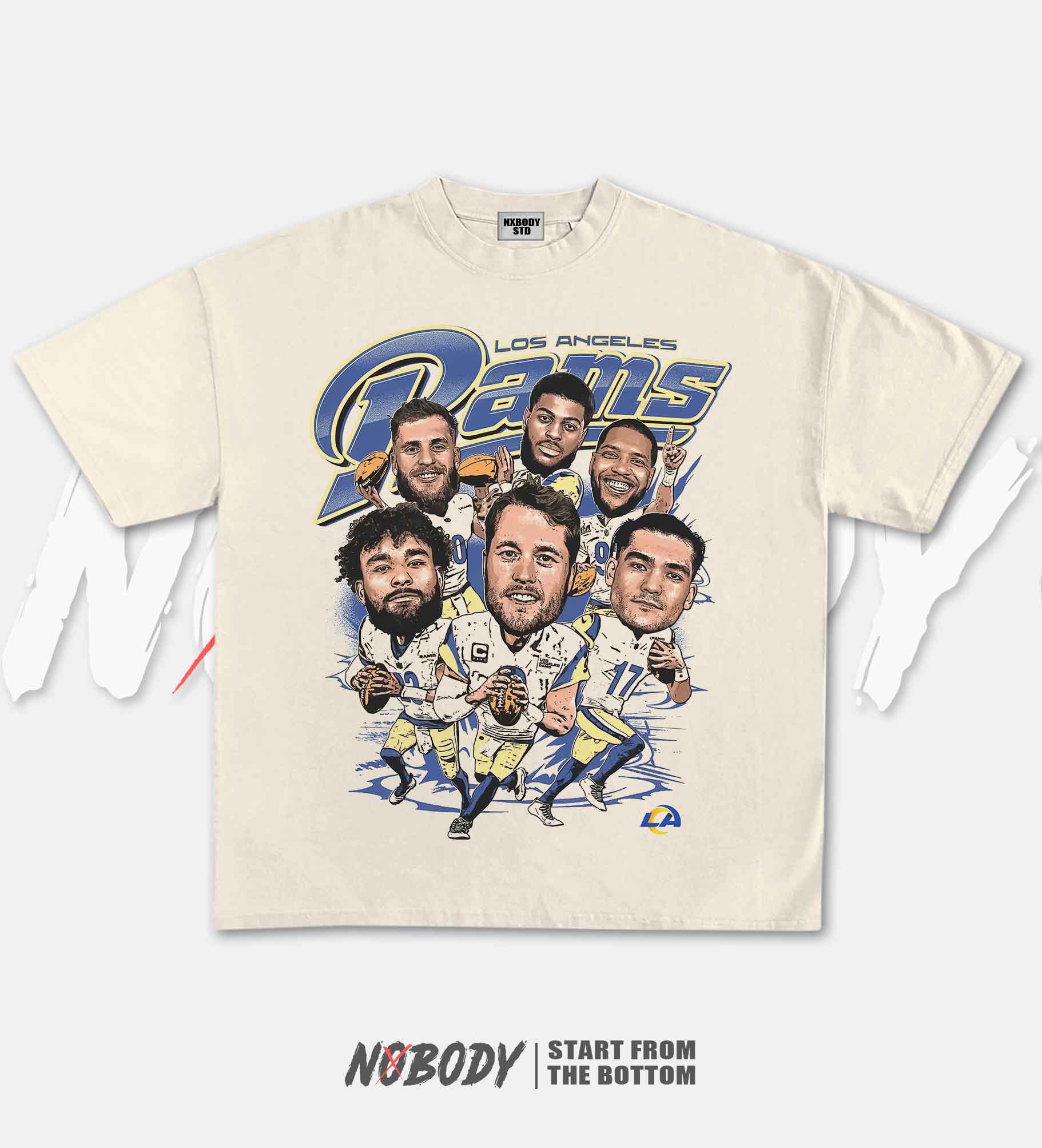 2024 RAMS CARICATURE GRAPHIC TEE 1.0