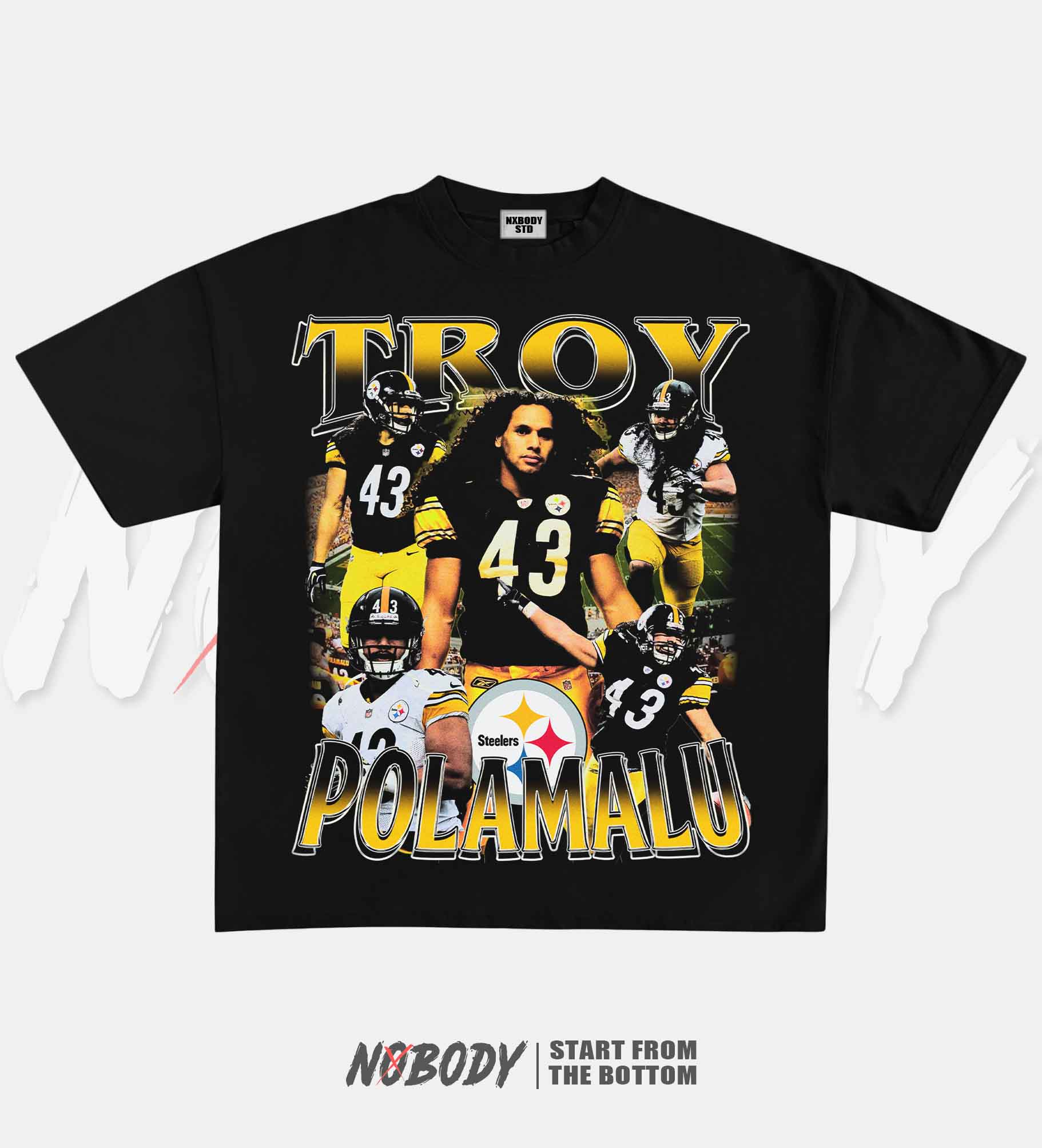 TROY POLAMALU GRAPHIC TEE 1.0