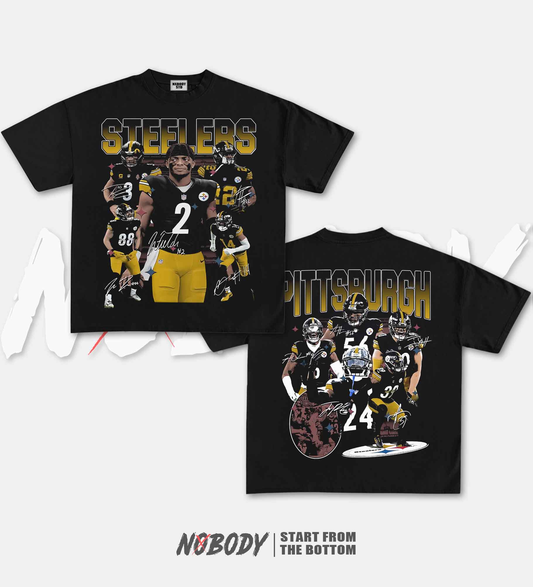 2024 STEELERS GRAPHIC T-SHIRT 1.0