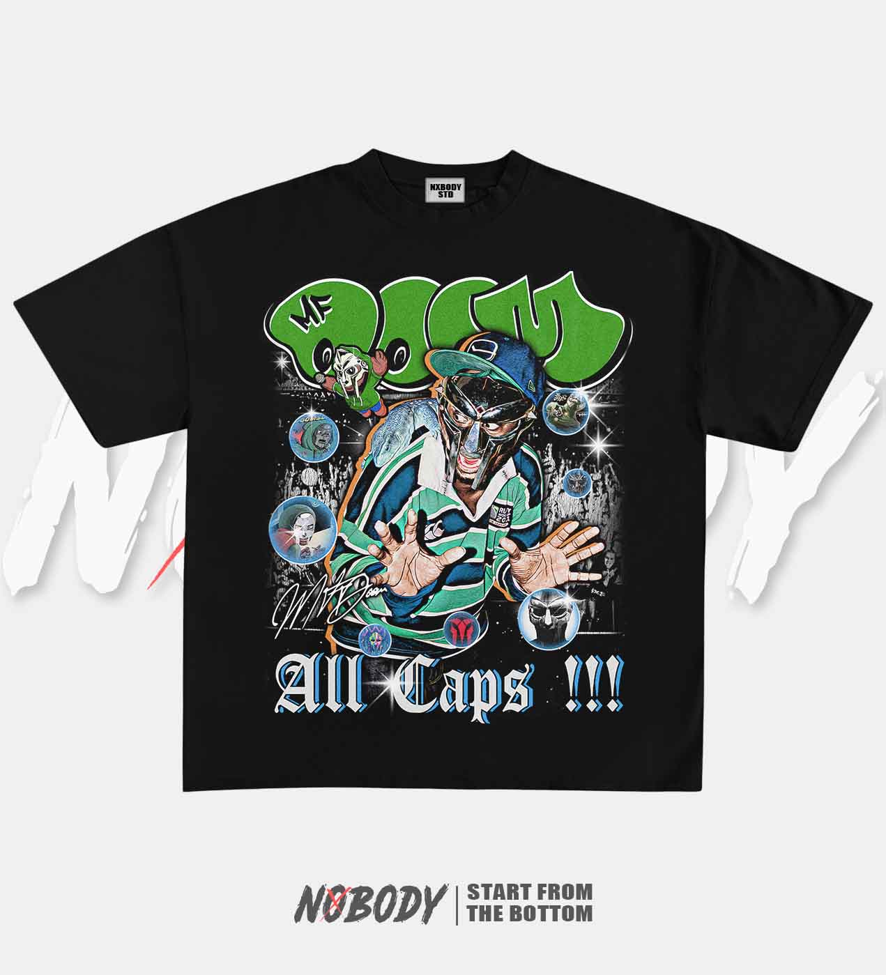 MF DOOM GRAPHIC T-SHIRT 1.0