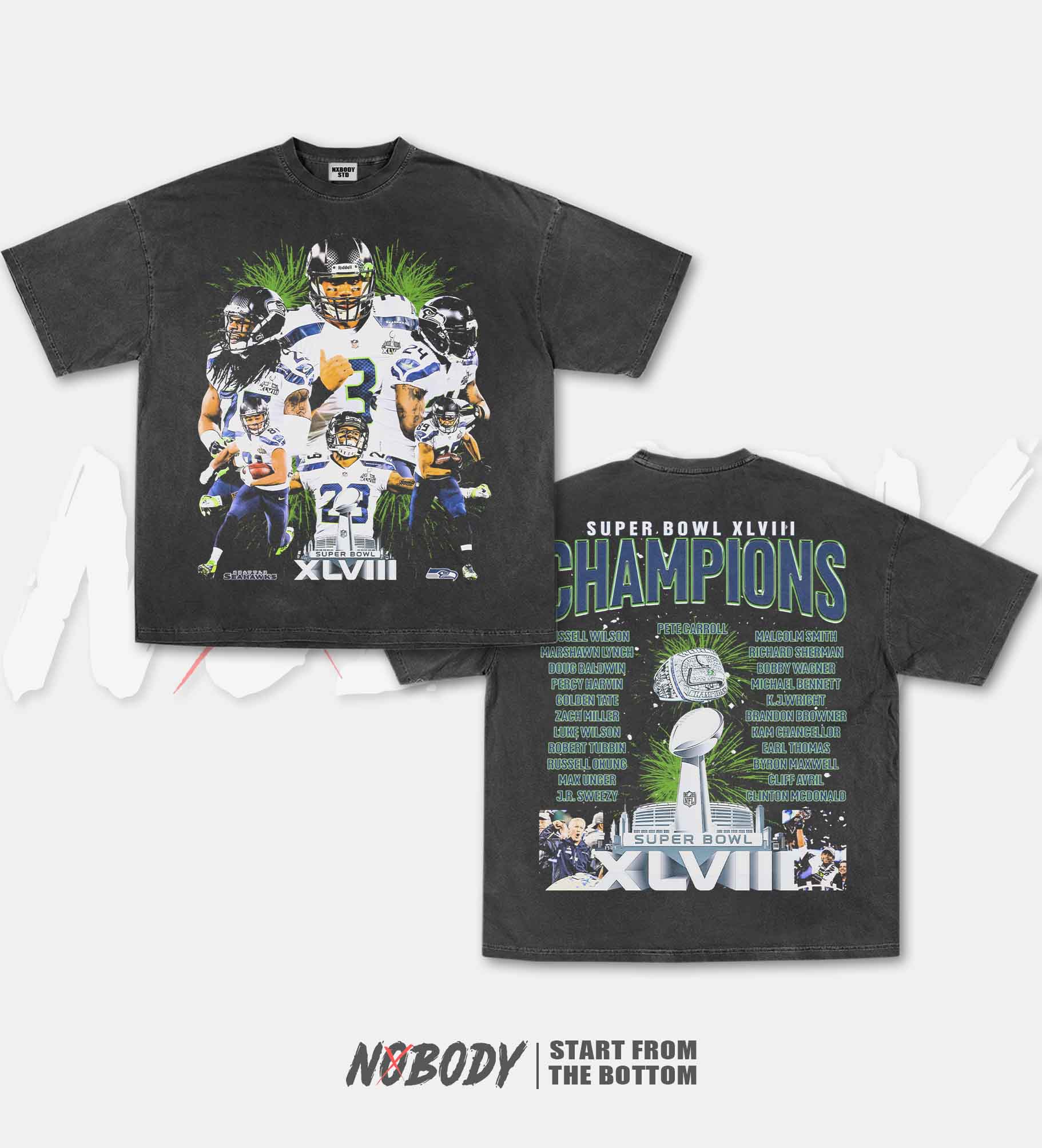 SUPER BOWL XLVIII CHAMPS SEAHAWKS GRAPHIC TEE 1.0