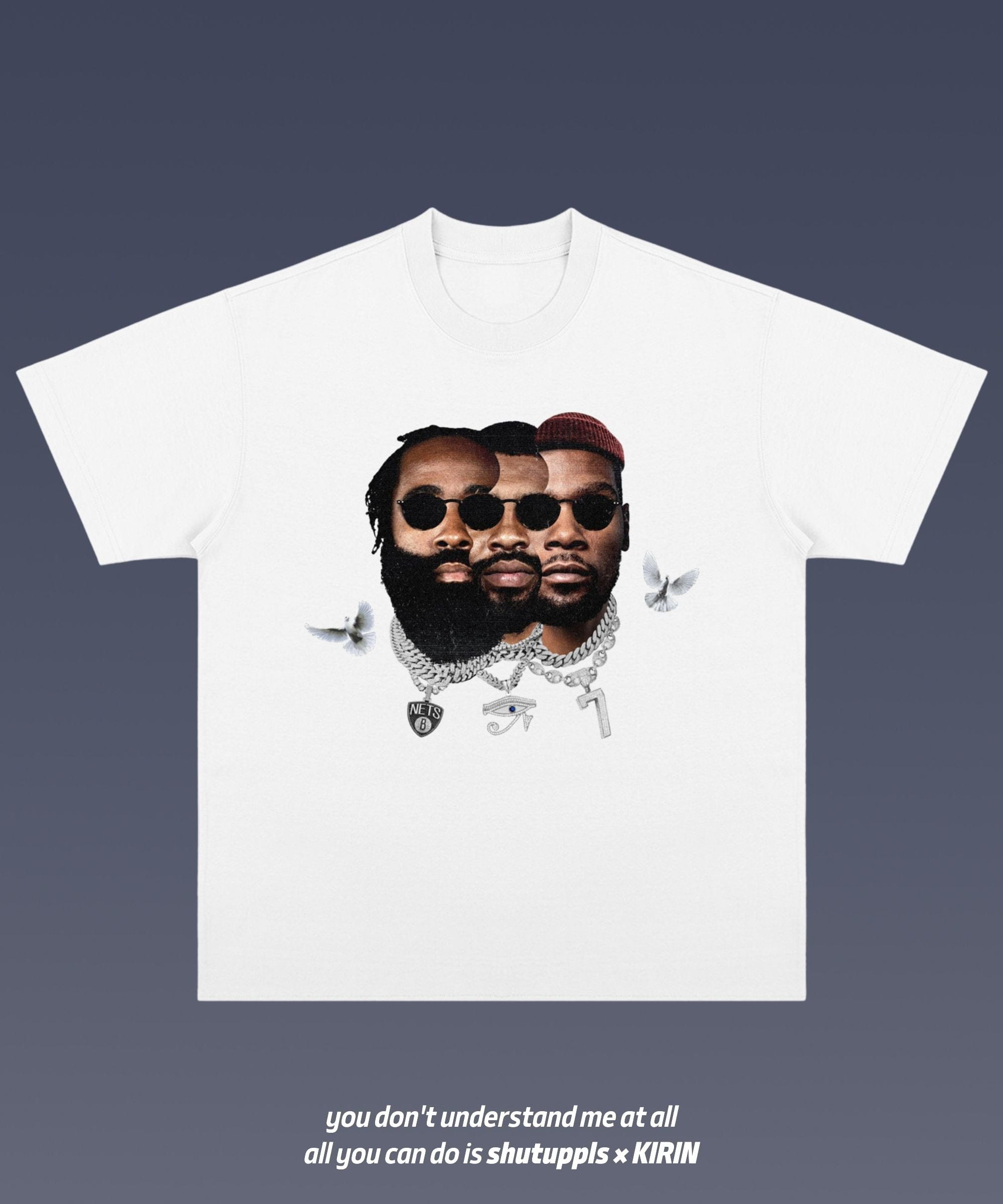 SHUTUPPLS JAMES HARDEN/KYRIE IRVING/KEVIN DURANT/NETS3