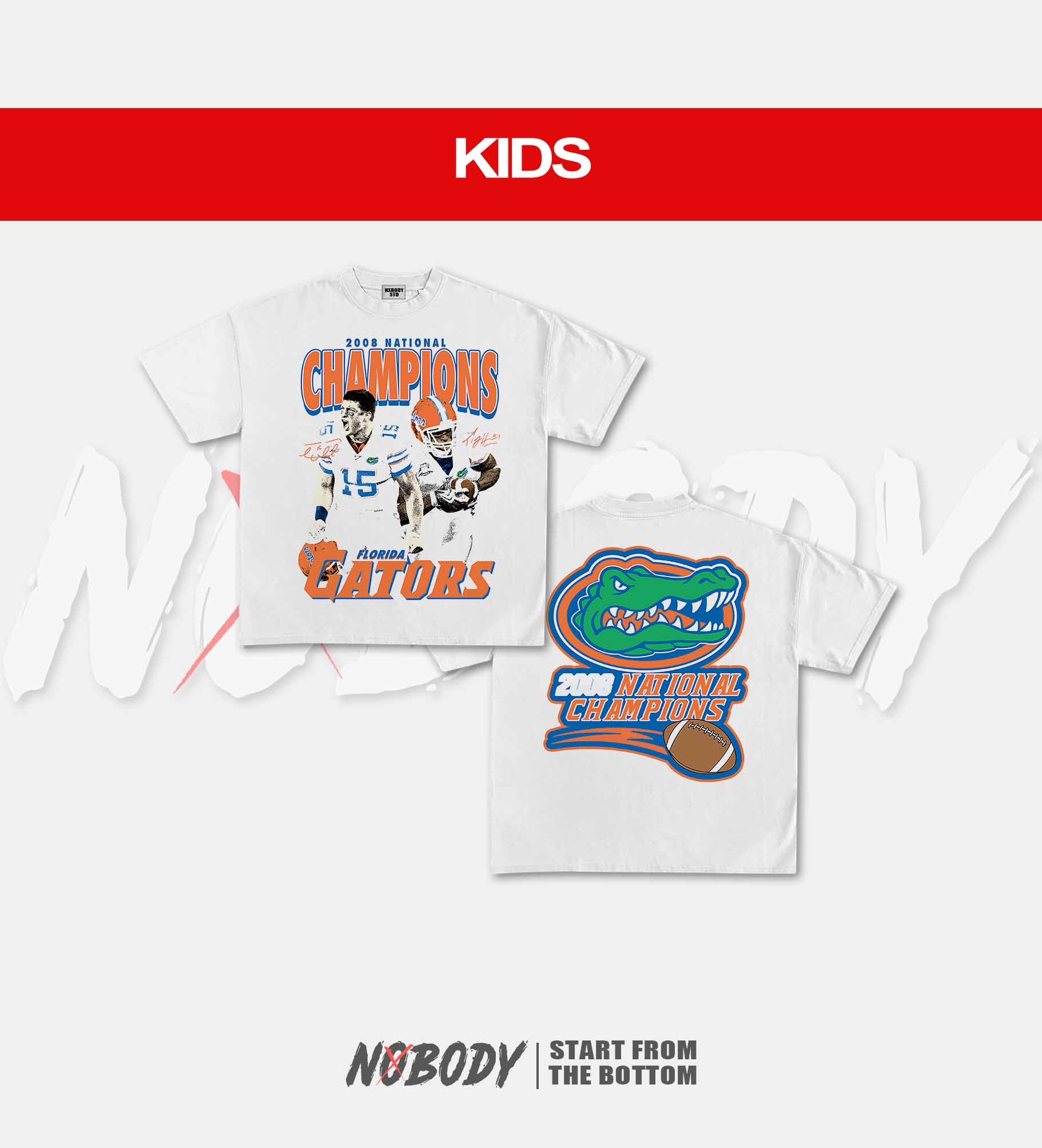 2008 FLORDA GATORS GRAPHIC T-SHIRT 1.0 - KIDS