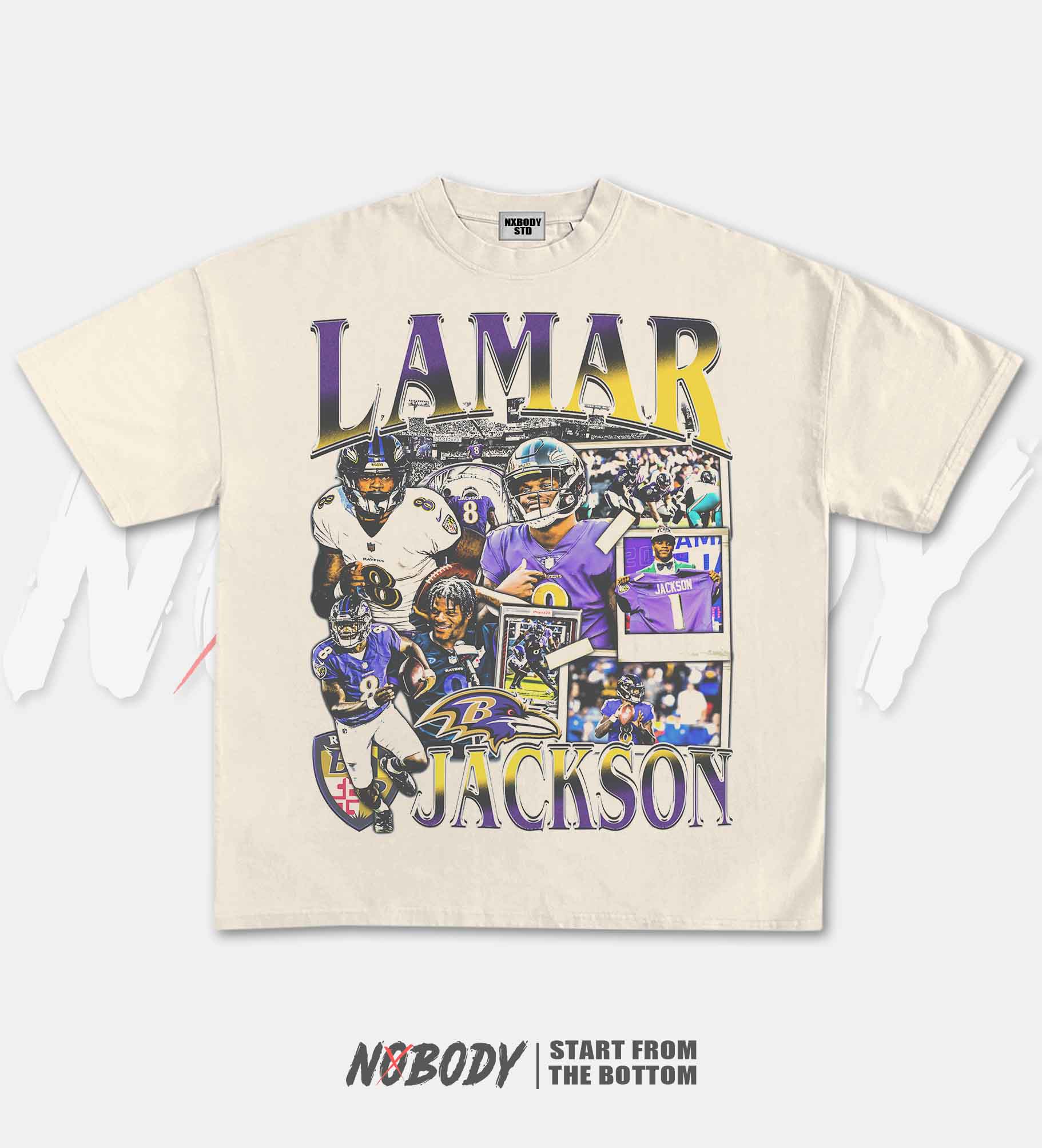 LAMAR JACKSON GRAPHIC T-SHIRT 1.0