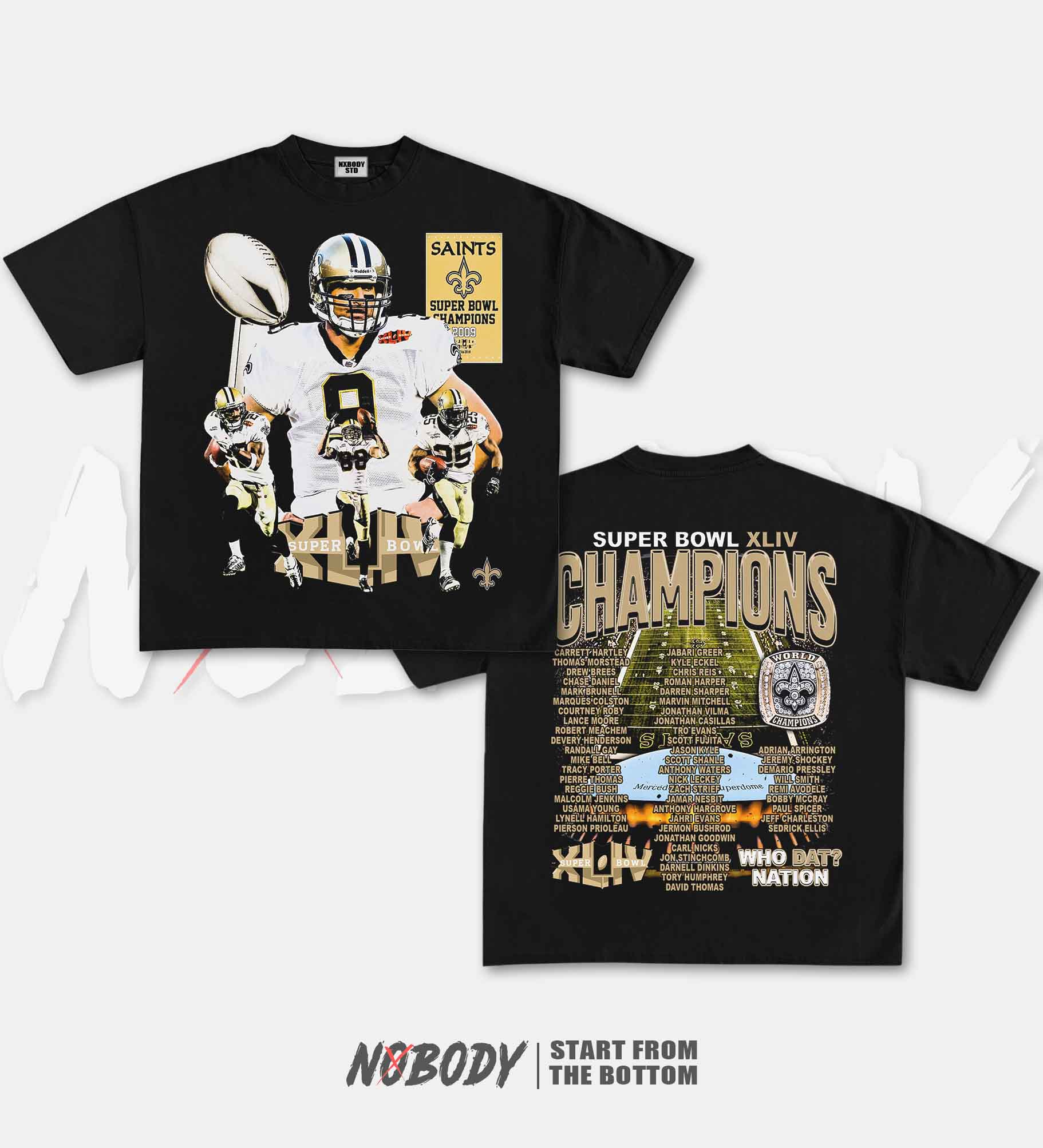 SUPER BOWL XLIV CHAMPS SAINTS GRAPHIC T-SHIRT 1.0 - KIDS