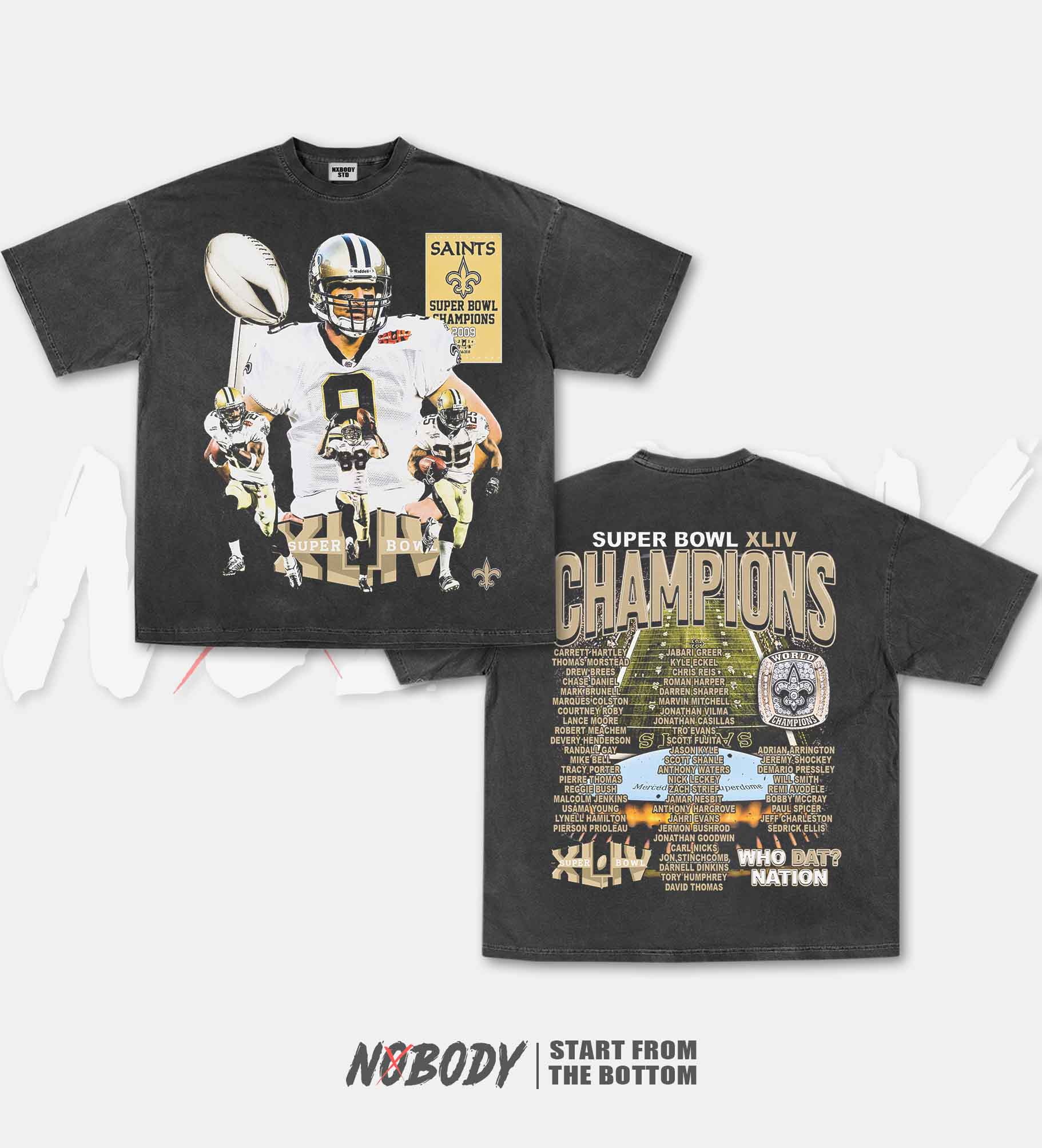 SUPER BOWL XLIV CHAMPS SAINTS GRAPHIC T-SHIRT 1.0 - KIDS