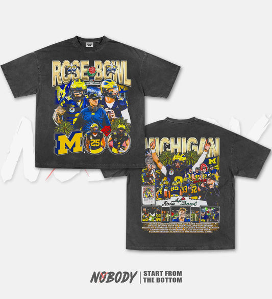 MICHIGAN - ROSE BOWL GRAPHIC T-SHIRT 1.0