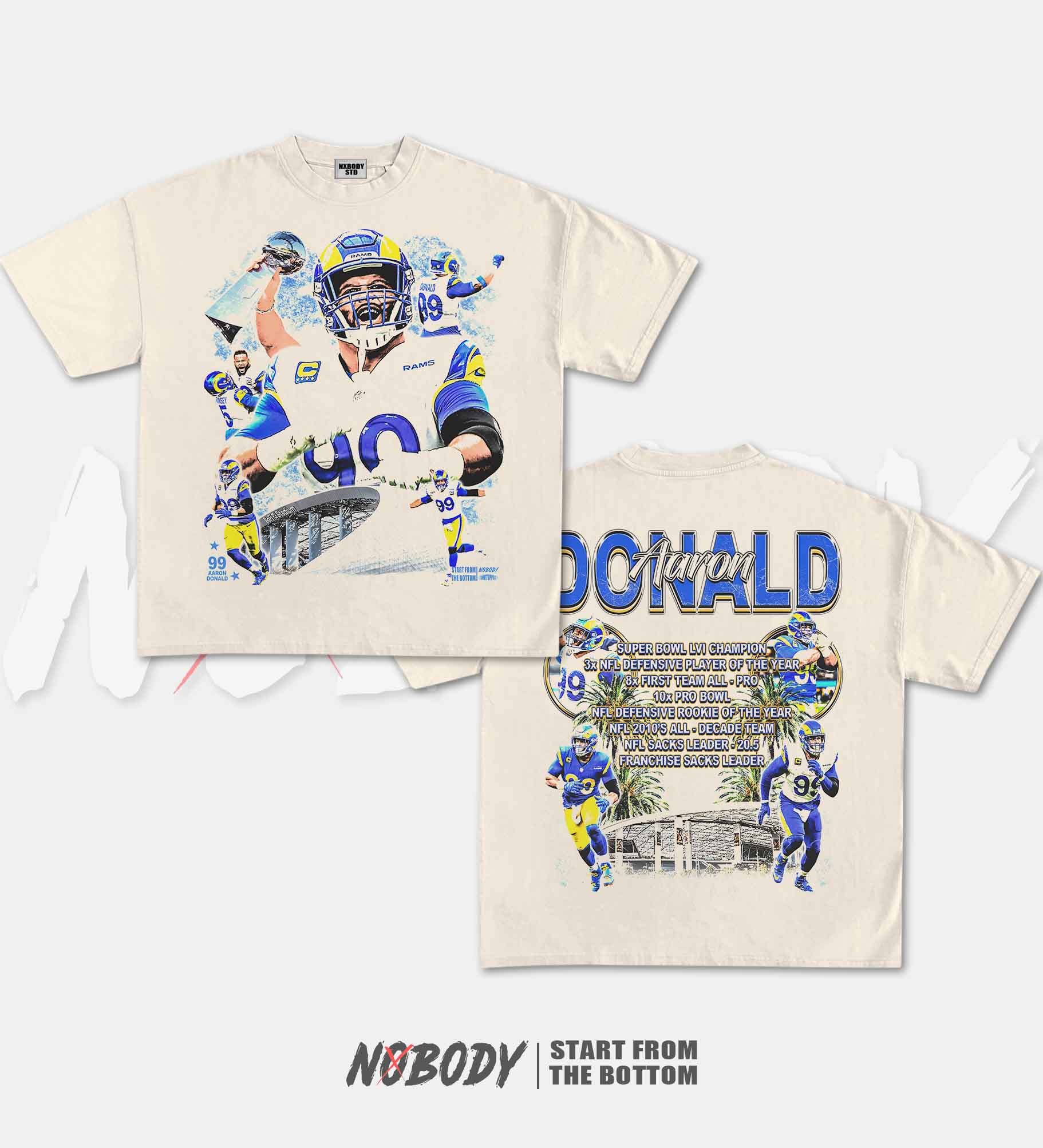 AARON DONALD GRAPHIC T-SHIRT 1.2