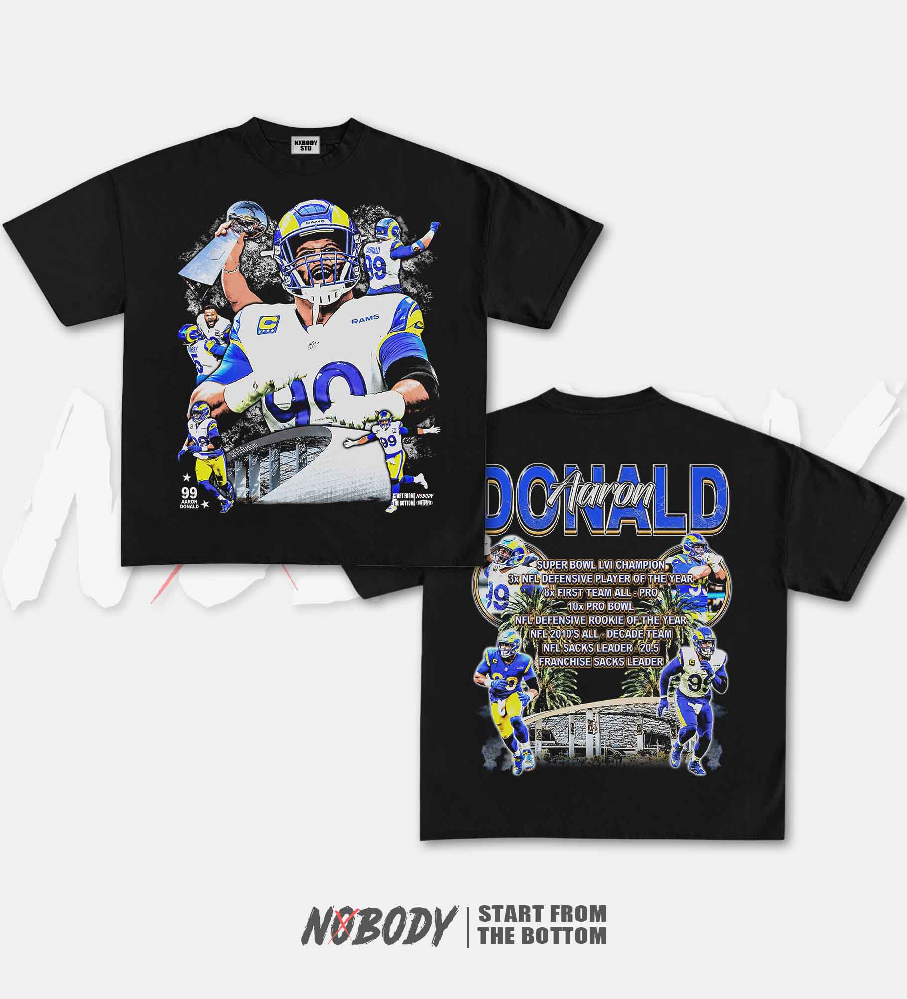 AARON DONALD GRAPHIC T-SHIRT 1.2