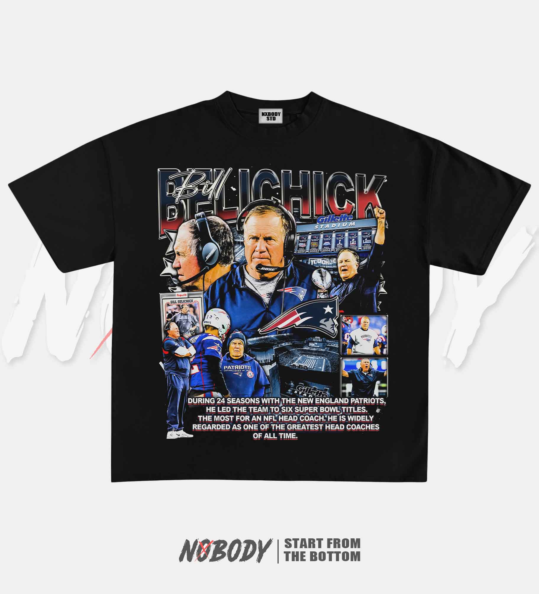 BILL BELICHICK GRAPHIC TEE 1.0