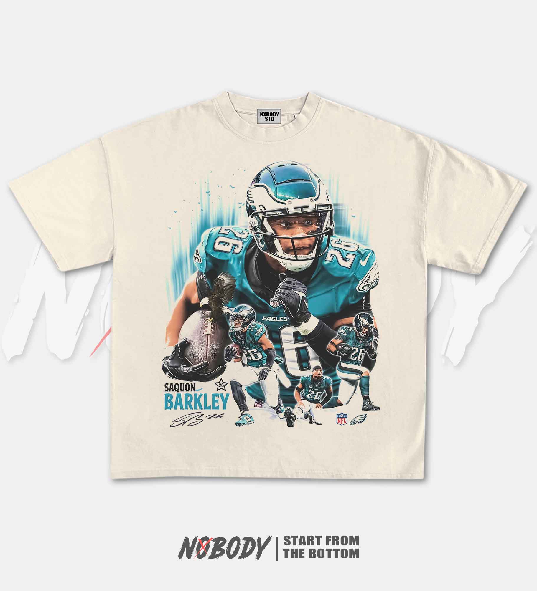 SAQUON BARKLEY EAGLES GRAPHIC T-SHIRT 1.0