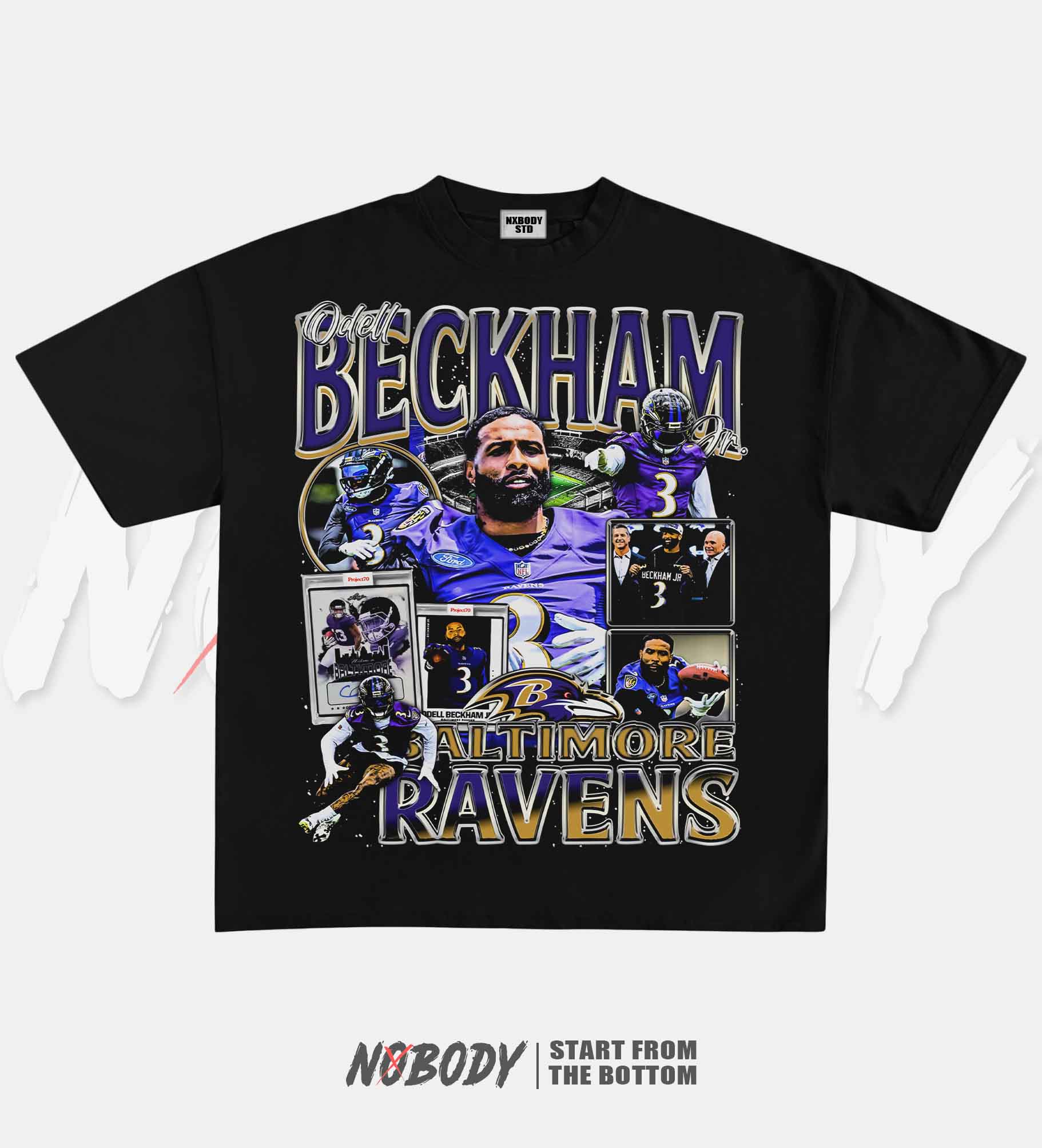 ODELL BECKHAM JR RAVENS T-SHIRT 1.0