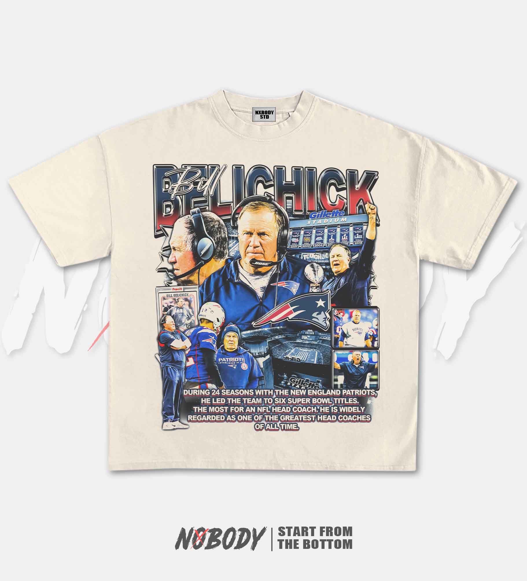 BILL BELICHICK GRAPHIC TEE 1.0