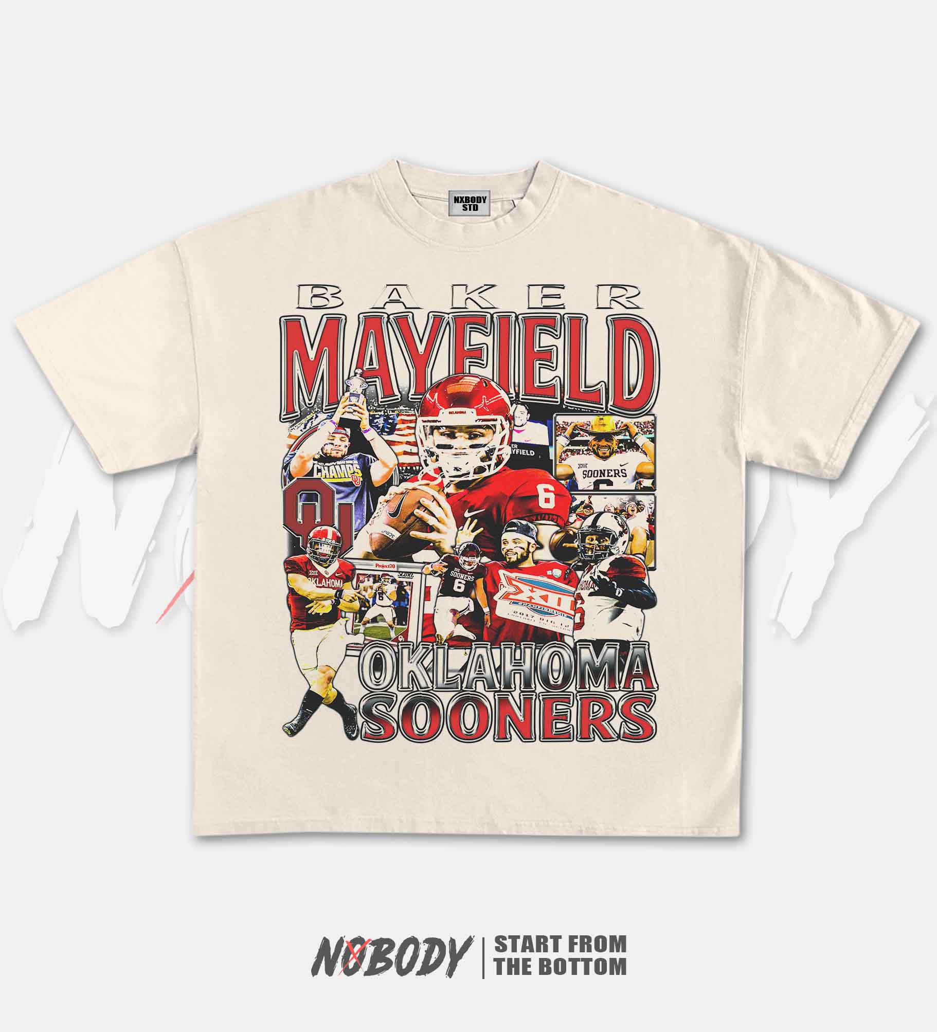 BAKER MAYFIELD OKLAHOMA GRAPHIC T-SHIRT 1.0