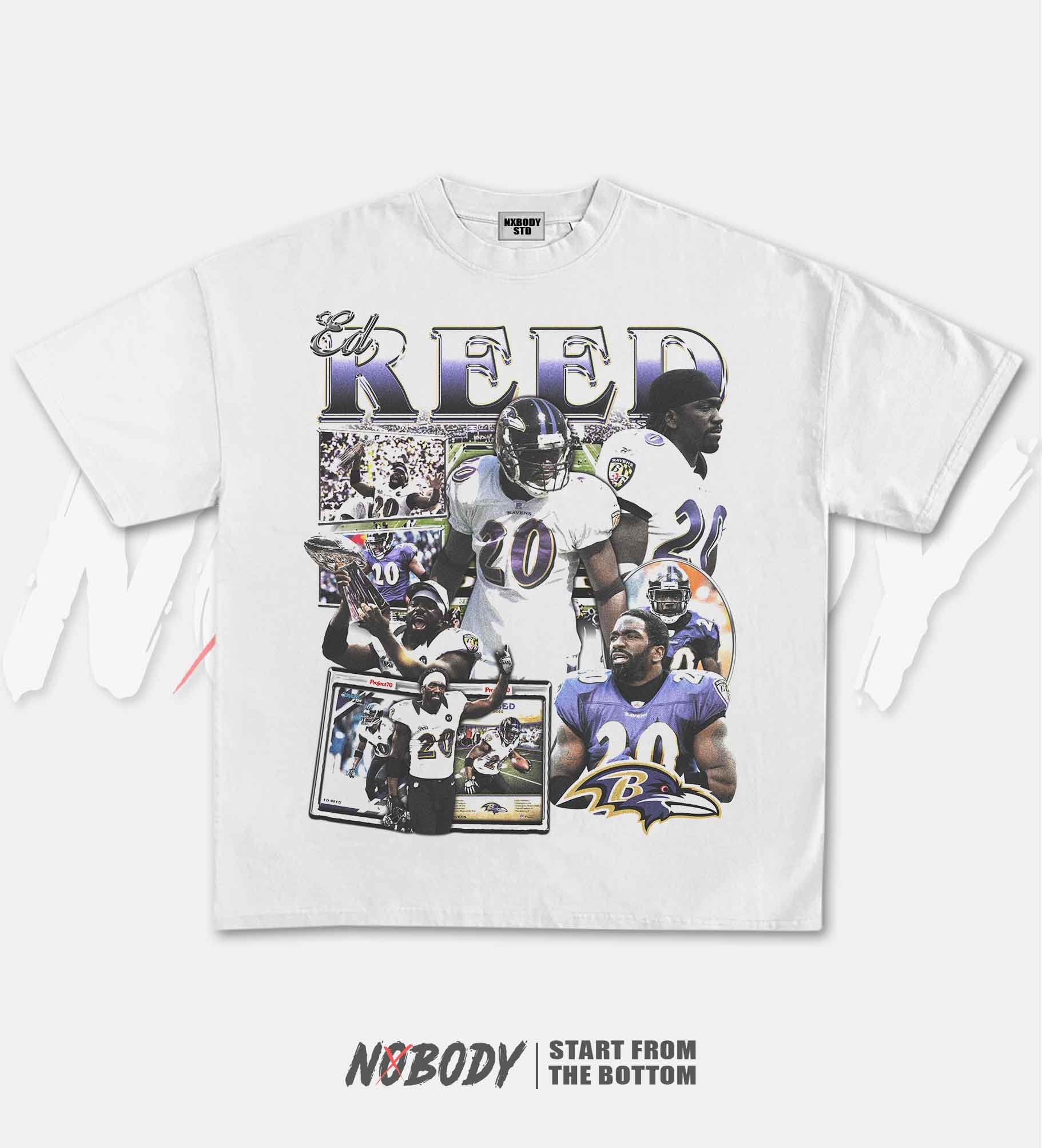 ED REED RAVENS GRAPHIC T-SHIRT 1.0