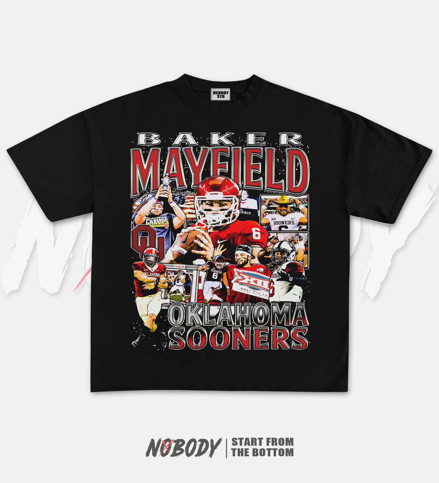 BAKER MAYFIELD OKLAHOMA GRAPHIC T-SHIRT 1.0