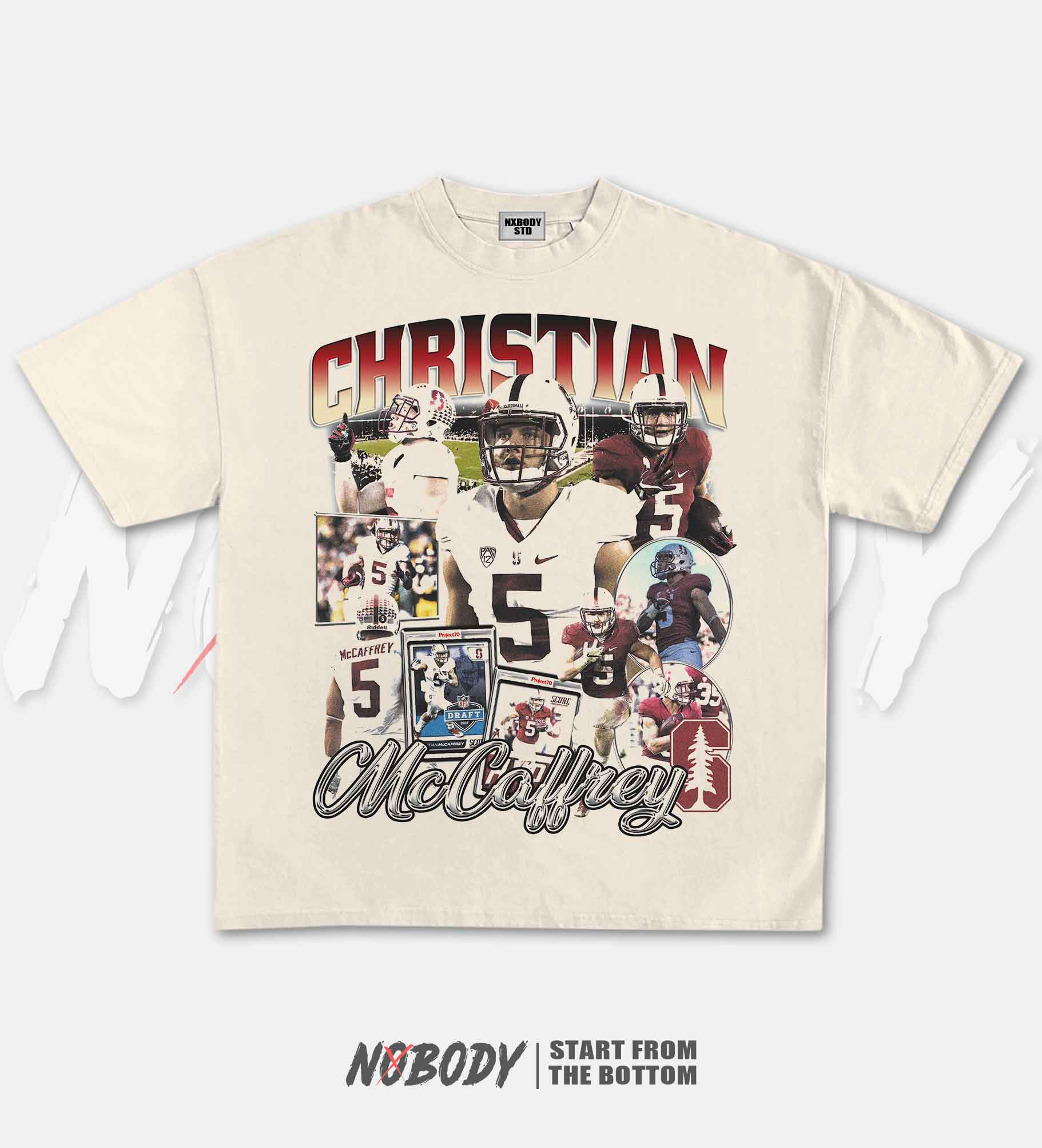 CHRISTIAN MCCAFFREY-STANFORD GRAPHIC T-SHIRT 1.0